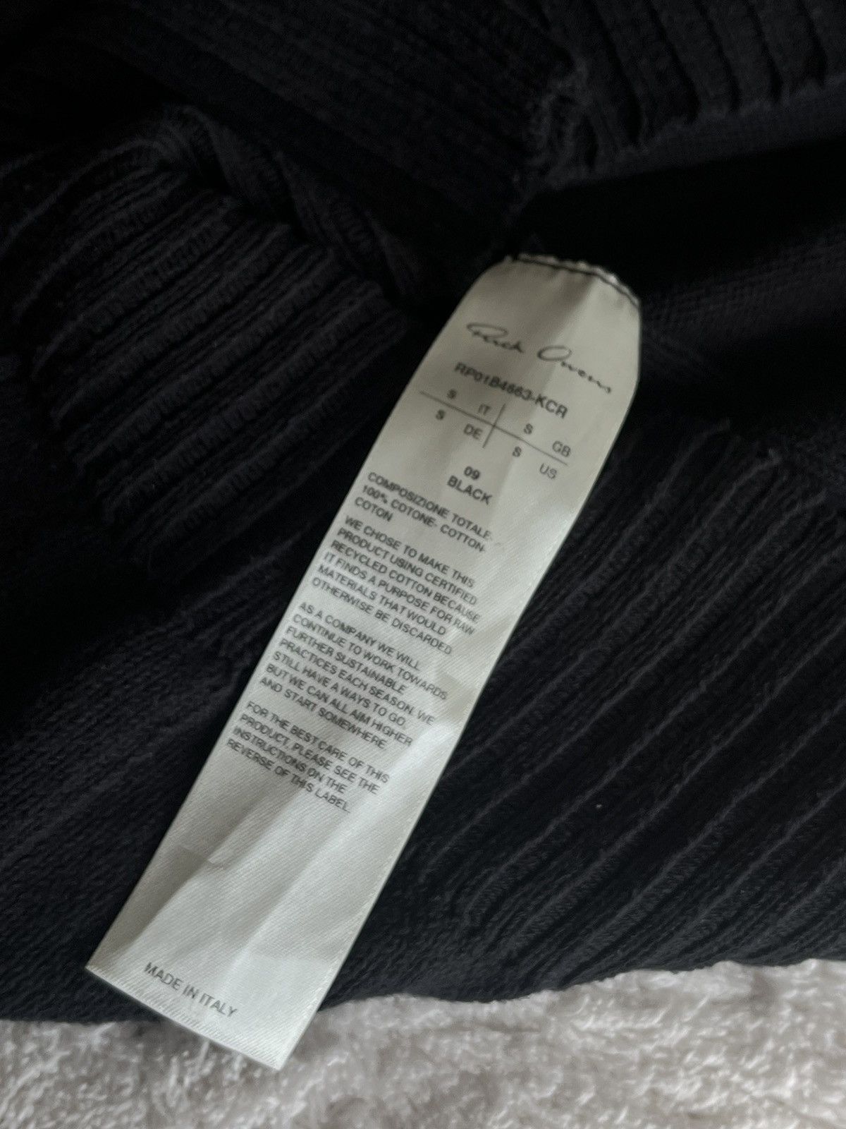 Rick Owens Rick Owens SS22 Fogachine Cape Sleeve Sweater Size US M / EU 48-50 / 2 - 7 Thumbnail