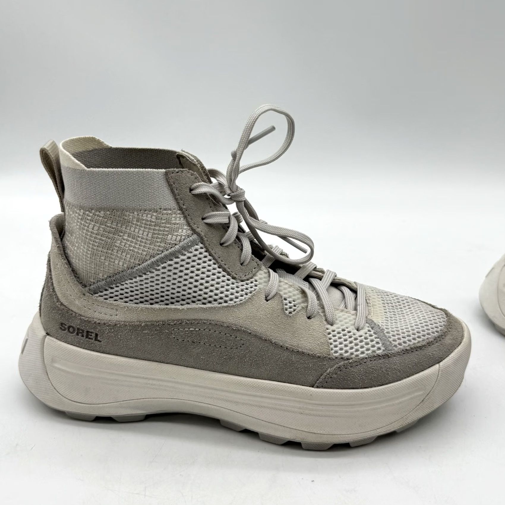SOREL Sorel ONA Knit Mid Sneakers Beige Women Size 7.5 Size US 8 / IT 38 - 7 Thumbnail
