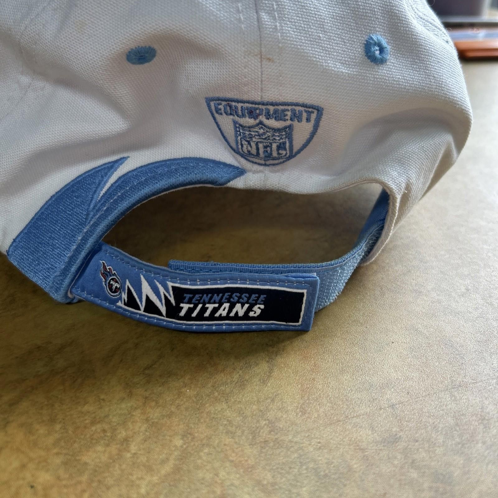 Reebok Tennessee Titans Shark Tooth Cap Hat Strapback One Size Size ONE SIZE - 3 Thumbnail