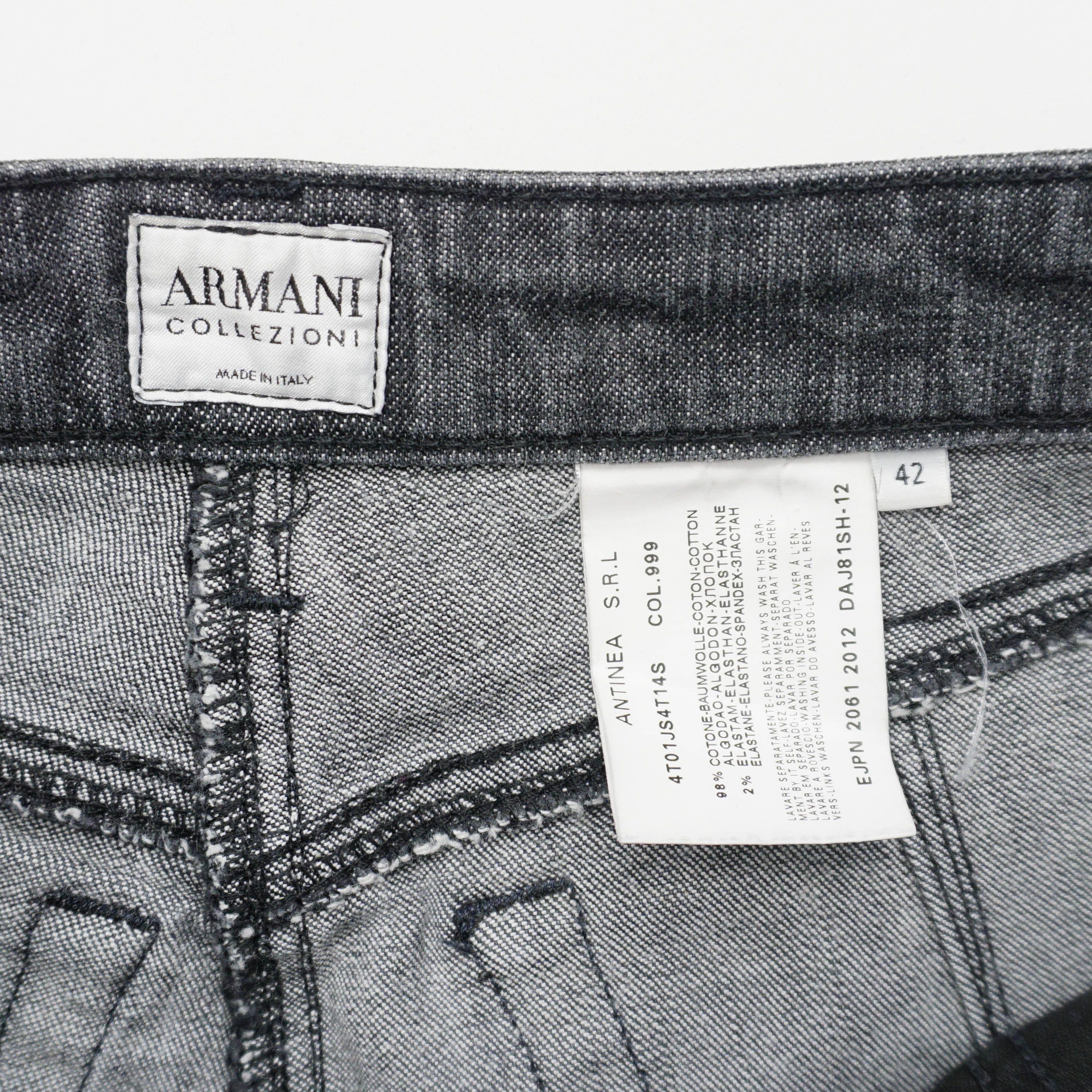 Armani Collezioni Archive Armani Straight Jeans Size 28" / US 6 / IT 42 - 5 Thumbnail