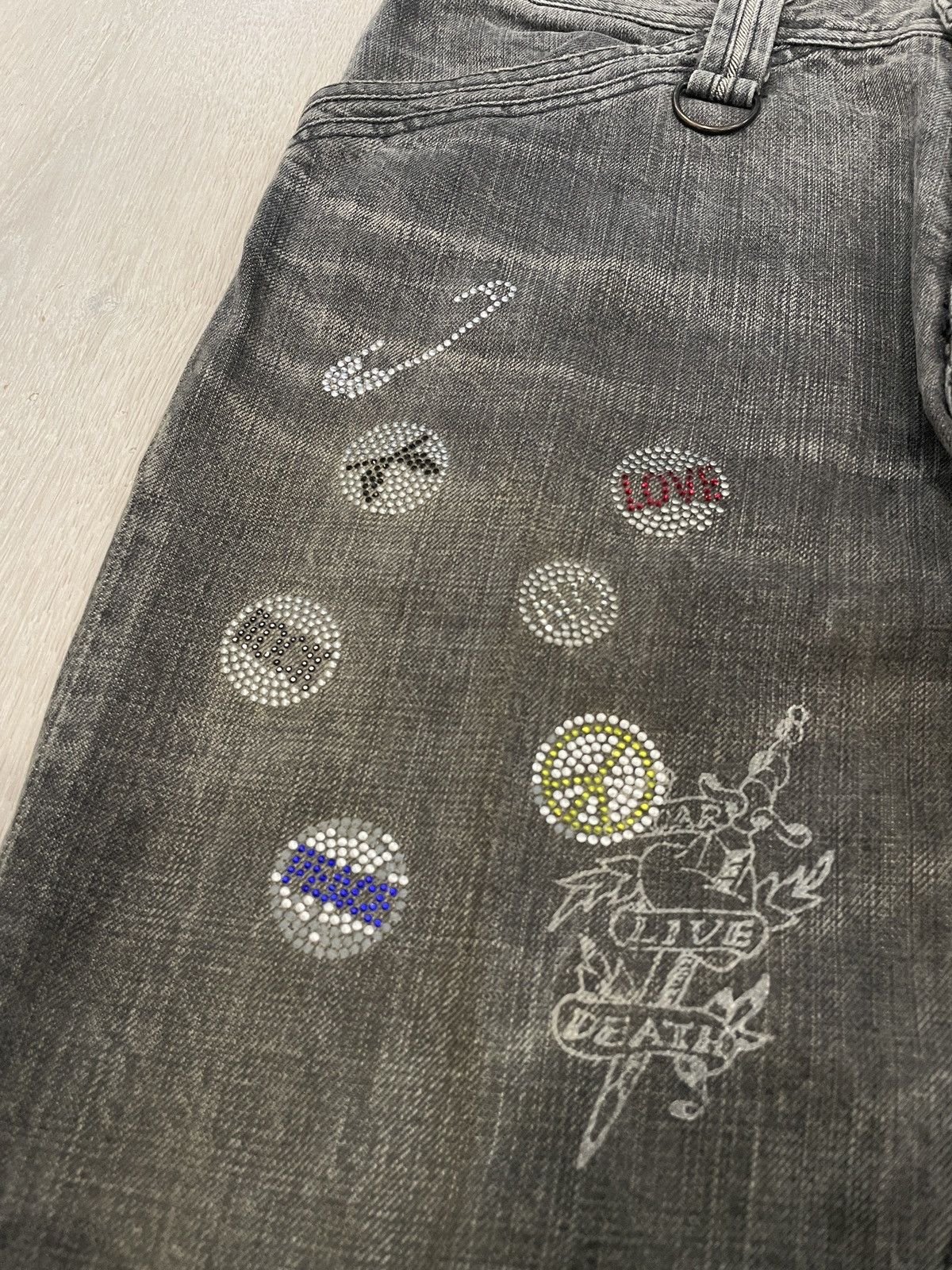 roarguns Roarguns Japan 2000s Black Denim Jeans Black 31 Archive Size US 32 / EU 48 - 2 Thumbnail