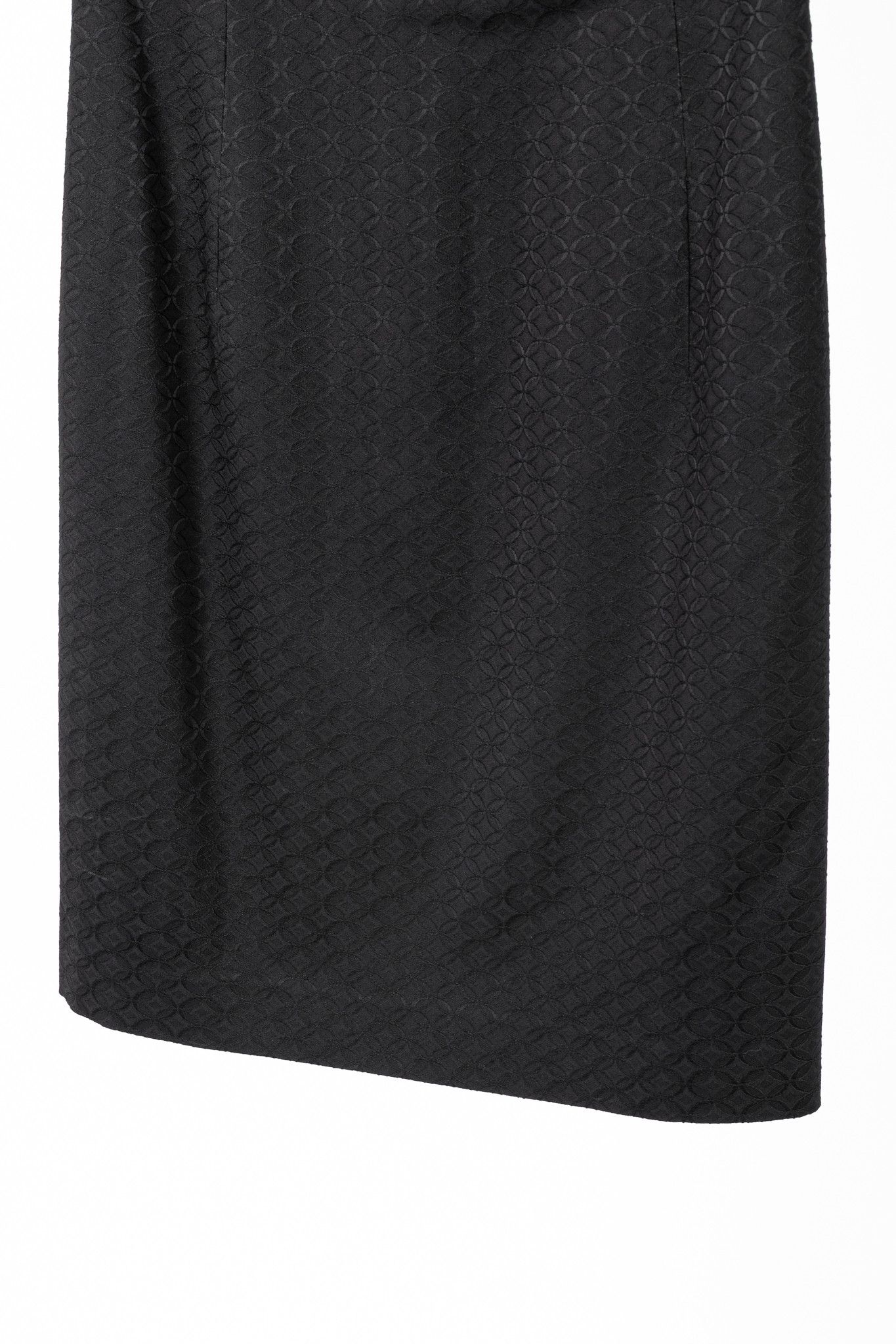 Piazza Sempione Piazza Sempione Black Geometric-Jacquard Cowl-Neck Dress Size M / US 6-8 / IT 42-44 - 6 Thumbnail