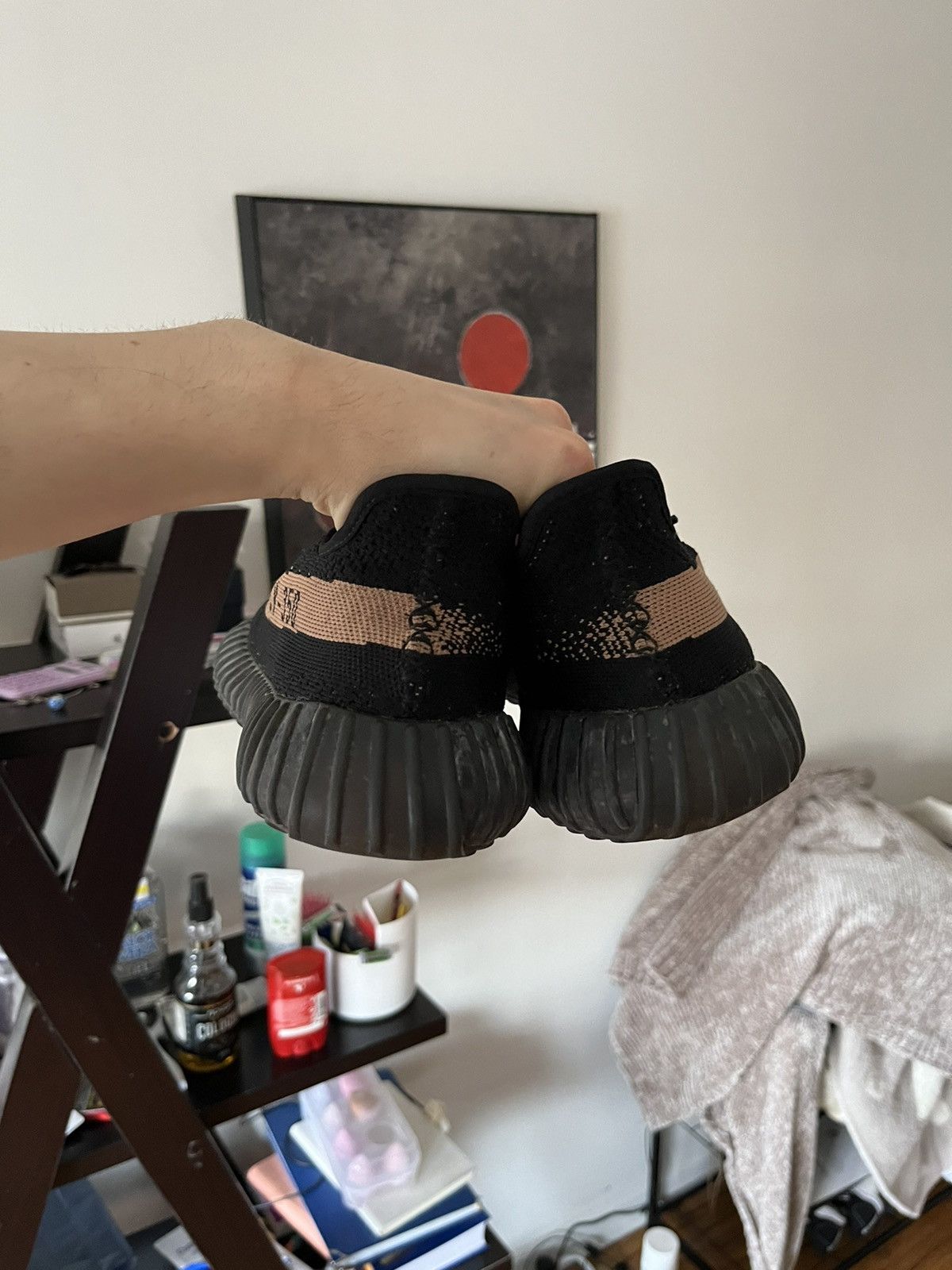 Adidas Adidas Yeezy Boost 350 v2 core Black Cooper Size US 8 / EU 41 - 4 Thumbnail