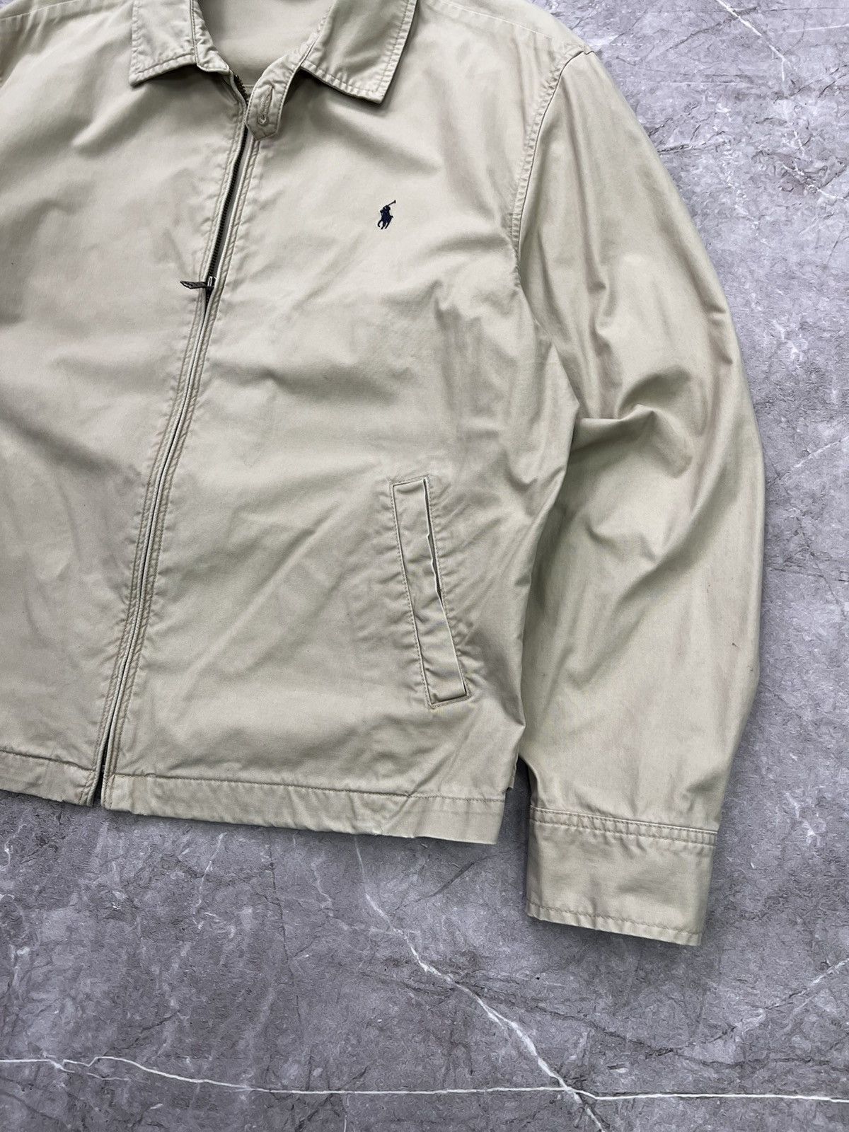 Polo Ralph Lauren × Vintage Vintage 90s Polo Ralph Lauren Harrington style boxy jacket Size US L / EU 52-54 / 3 - 4 Thumbnail