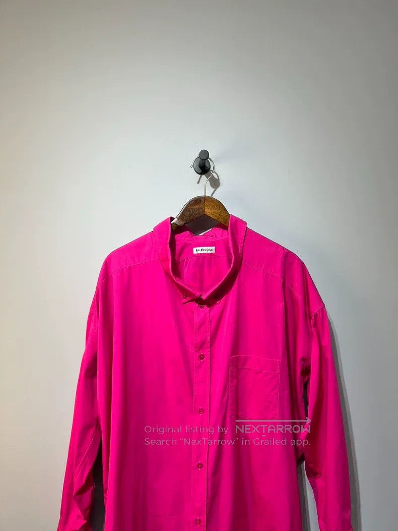 Balenciaga Balenciaga Dragon Fruit Color Shirt Jacket Size XS / US 0-2 / IT 36-38 - 4 Thumbnail