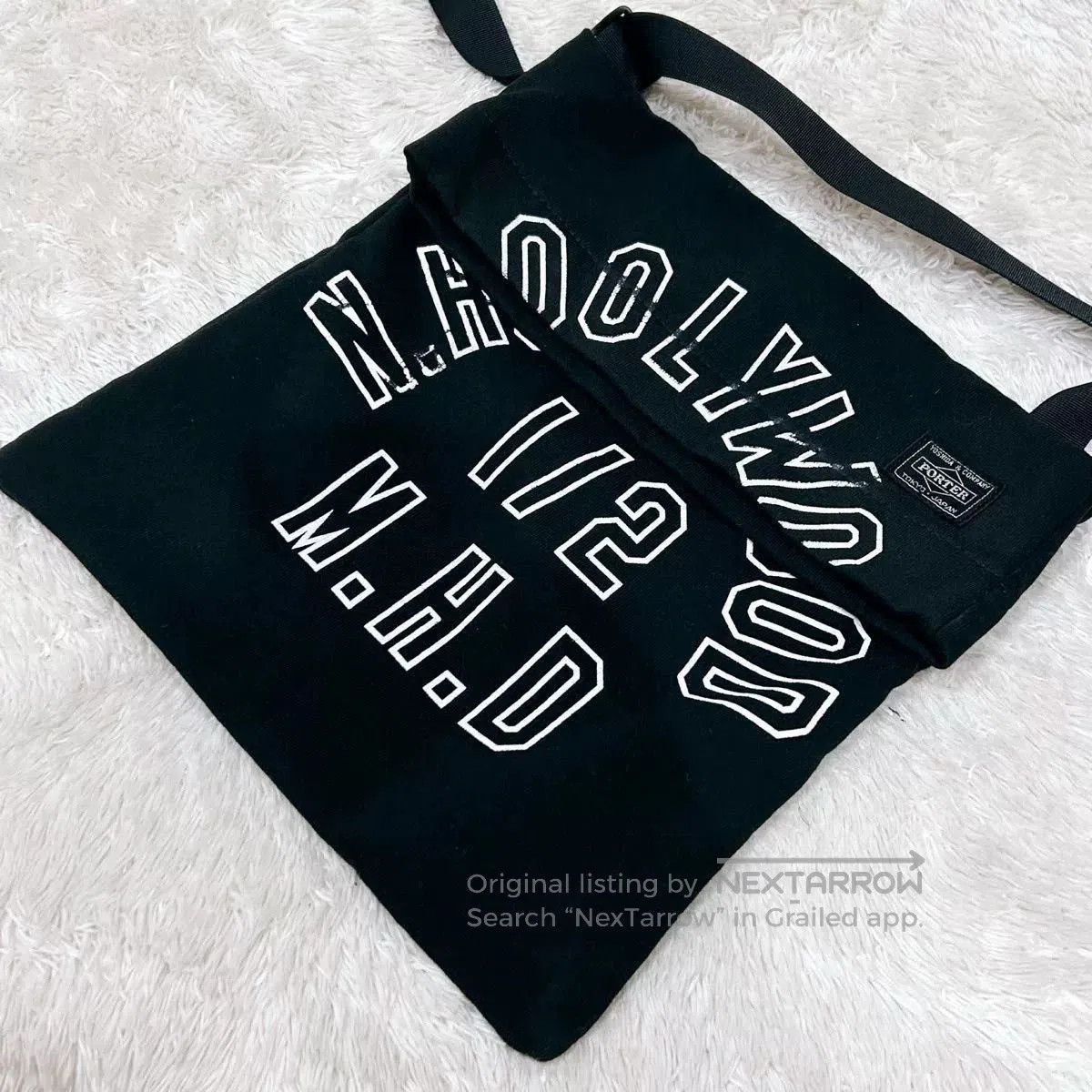 N.Hoolywood N.HOOLYWOOD × PORTER Crossbody Bag in Black. Size ONE SIZE - 3 Thumbnail