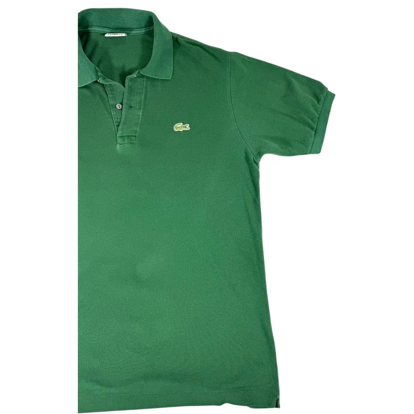 Lacoste Lacoste Polo Shirt Mens Green Polo Classic Fit Short Sleeve Cotton Size 4 Size US S / EU 44-46 / 1 - 4 Thumbnail