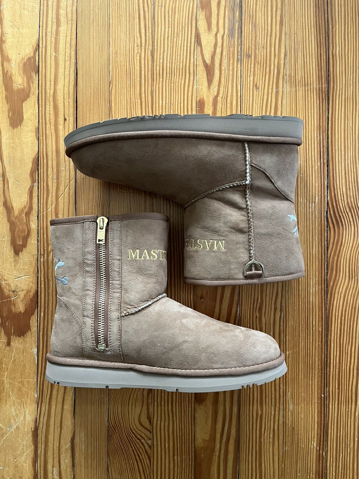 Mastermind World × Ugg Mastermind Japan Ugg Zip Up Boot Chestnut Beige Tan Brown Size US 10 / EU 43 - 5 Thumbnail