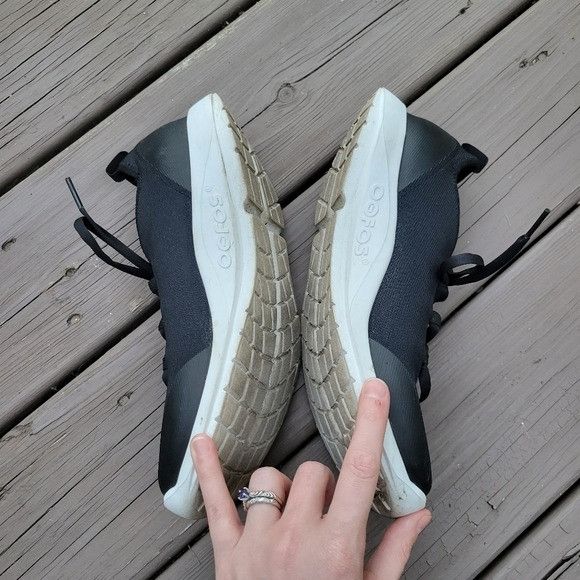 OOF Wear OOFOS OOmg Sport LS Shoe Black White Recovery Lace-up Sneake Size US 10 / IT 40 - 4 Thumbnail