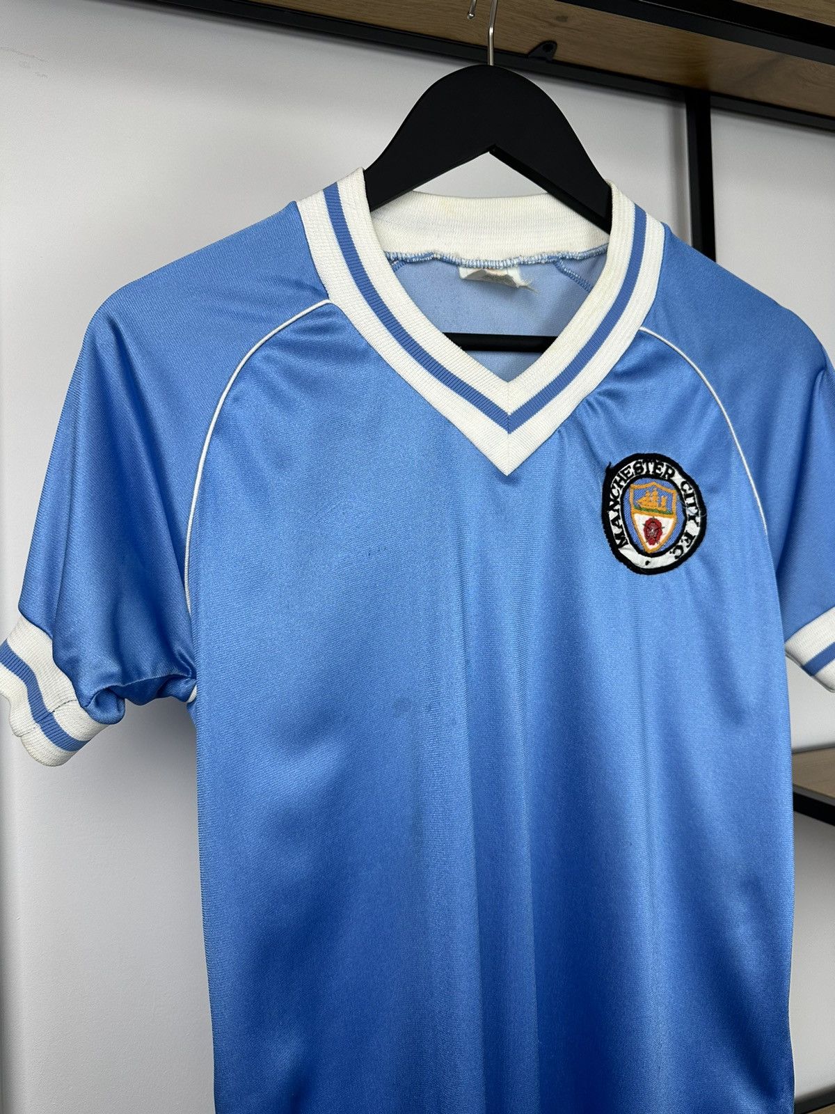 Umbro × Vintage Rare 80’s Manchester City Umbro Jersey Vintage 1981-83 Blue Size US S / EU 44-46 / 1 - 2 Thumbnail