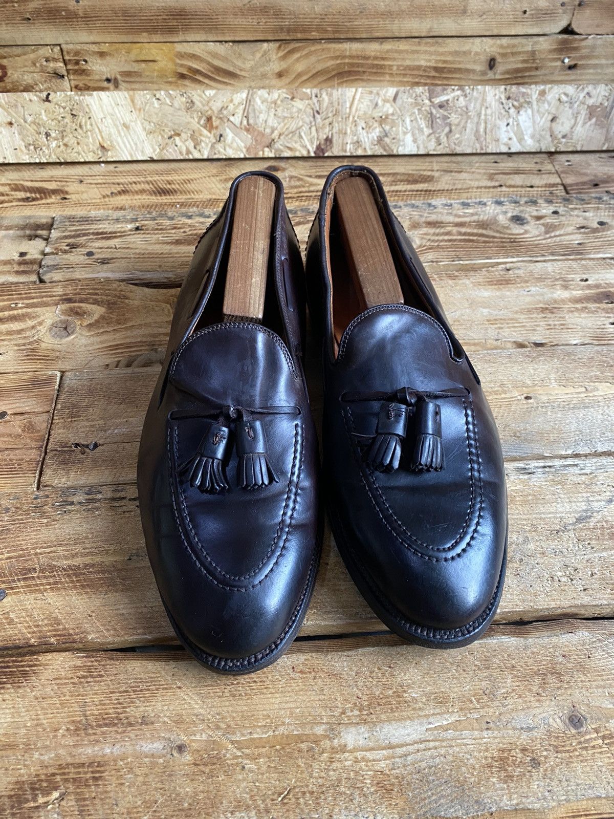 Alden for Brooks Brothers Tassel Moccasin Loafer Men’s 10.5 Alden Original Tassel Moccasin (Black) – BROGUE main image 2
