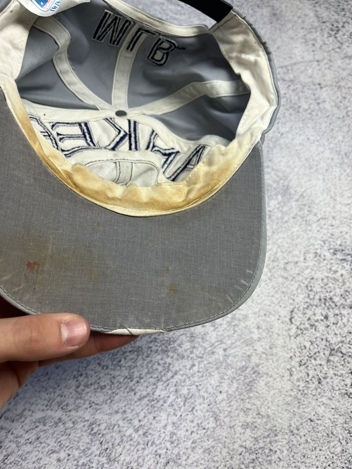 MLB Crazy Vintage Y2K New York Yankees Cap Drill Graffiti Style Size ONE SIZE - 15 Thumbnail