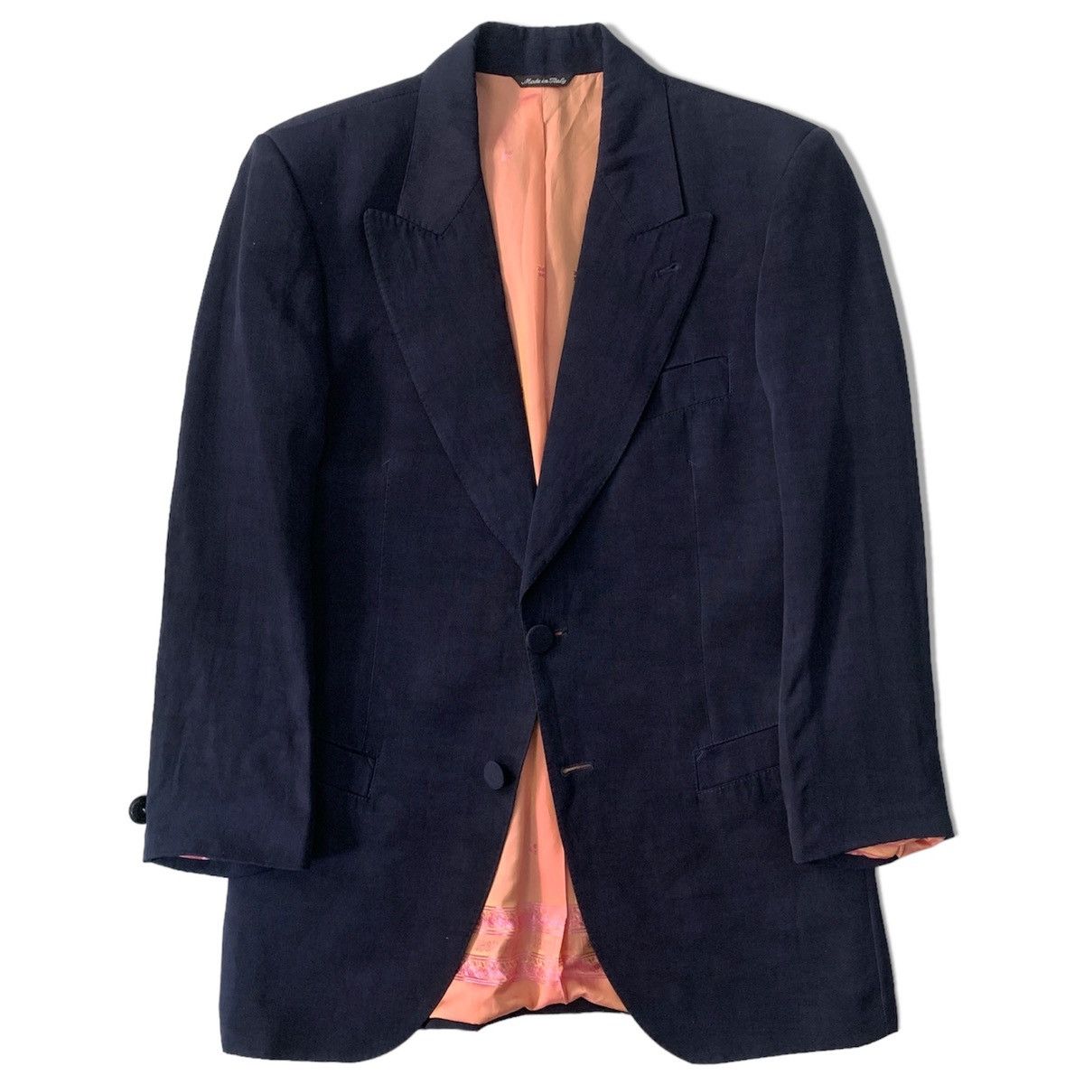 Jean Paul Gaultier Jean Paul Gaultier Homme Tailored Linen Rayon Sport Coat Size 46S - 2 Thumbnail