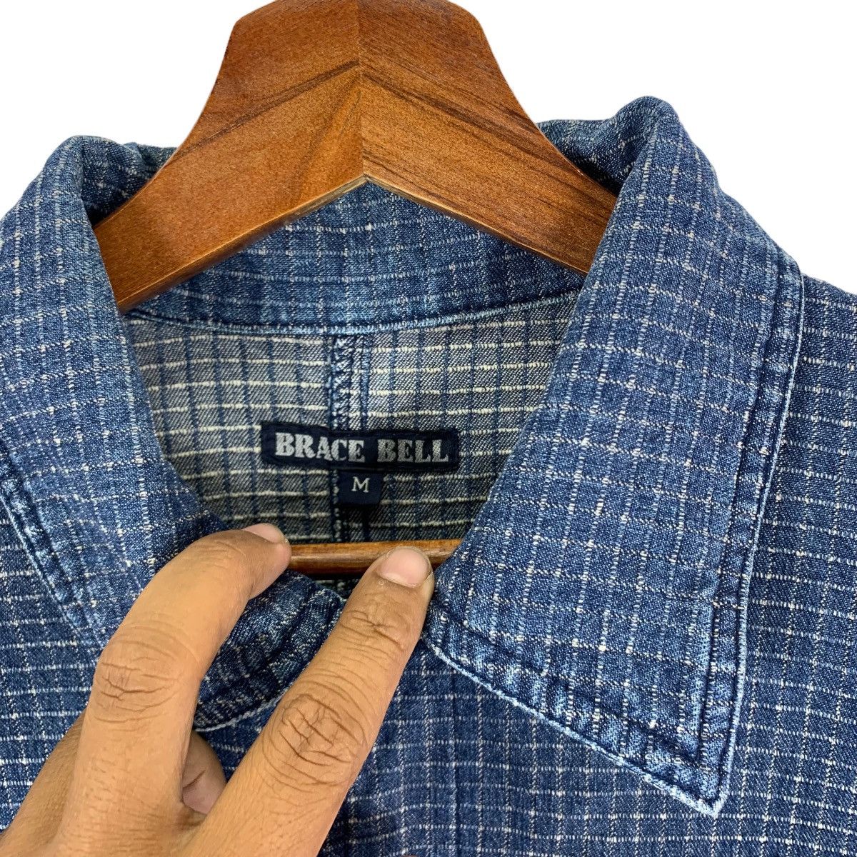 Vintage VINTAGE BRACE BELL DENIM BUTTON JACKET Size US M / EU 48-50 / 2 - 4 Thumbnail