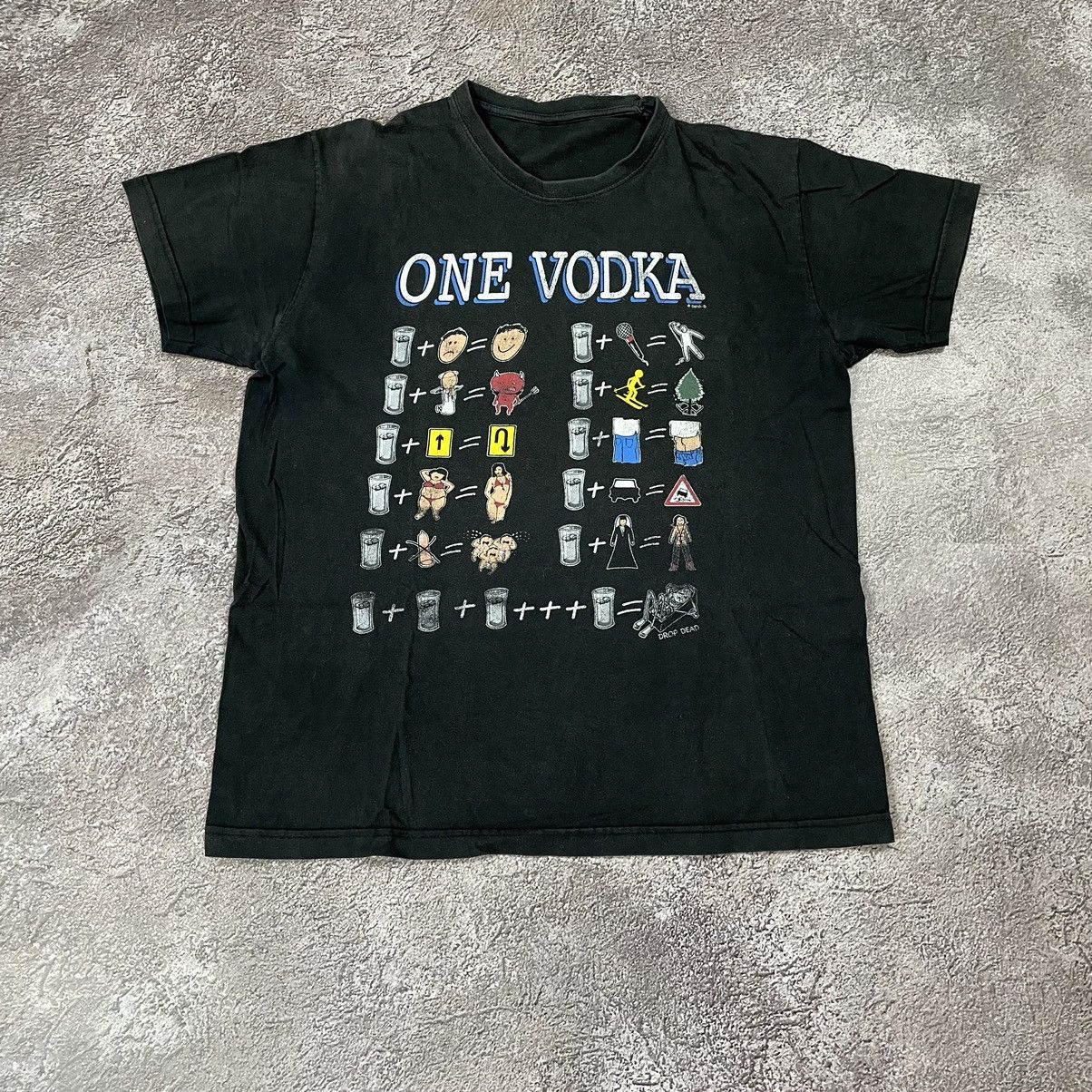 Vintage Vintage Y2K Graphic Tee Vodka Abstract Art Skate Grunge L Size US L / EU 52-54 / 3 - 2 Thumbnail