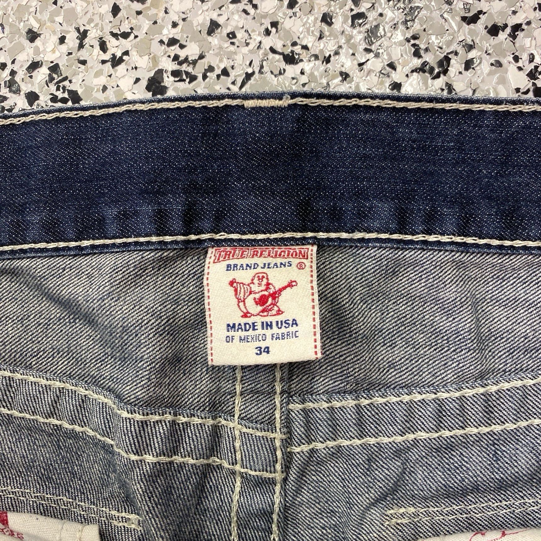 True Religion True Religion Jeans 5-Pocket Denim Straight Men Blue 35x33 Regular Size Shoes? (Note: output should be just the title; fixed version below) Size US 35 - 4 Thumbnail