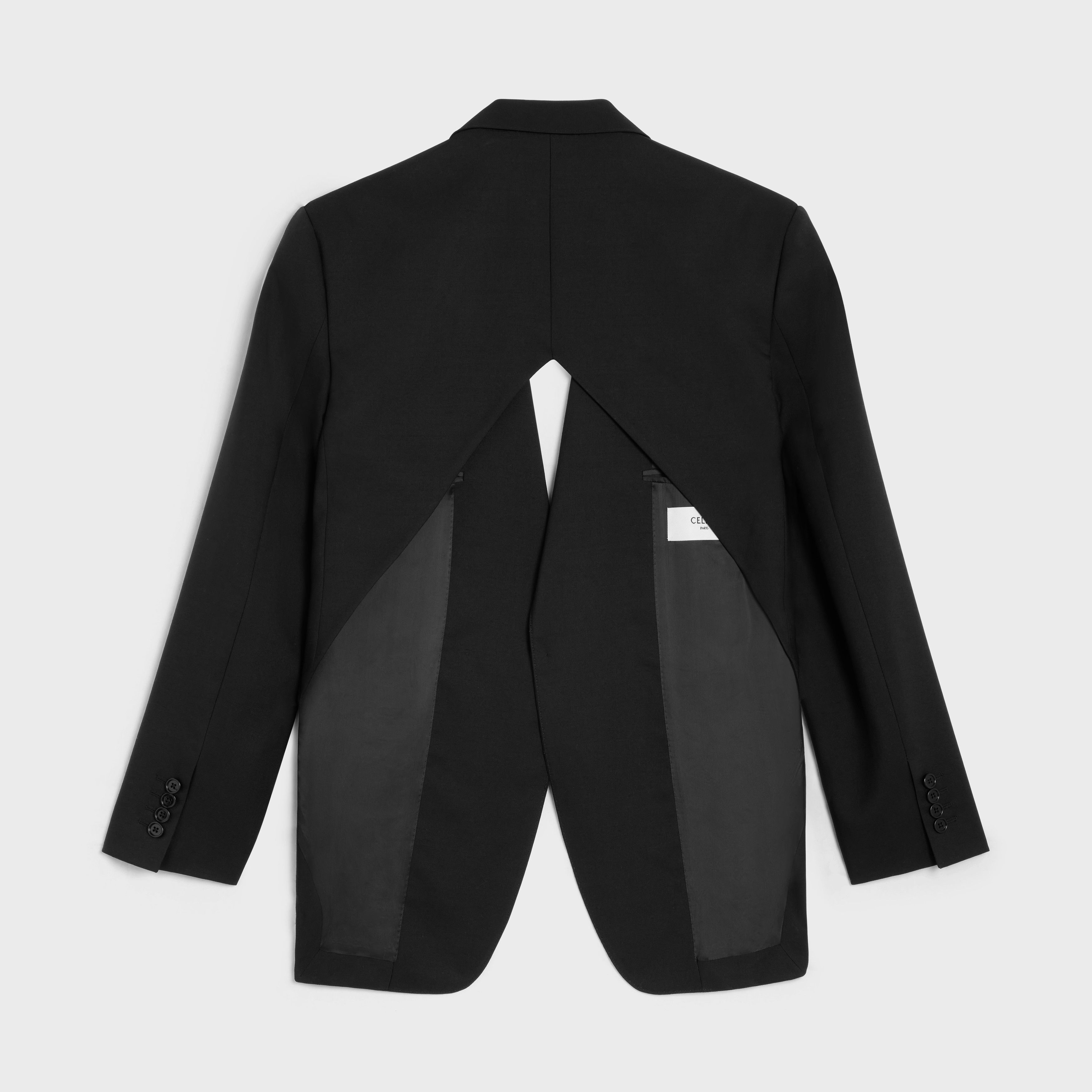 Celine o1bcso1str0825 2V95M891R Boxy Jacket in Black Size US L / EU 52-54 / 3 - 2 Thumbnail
