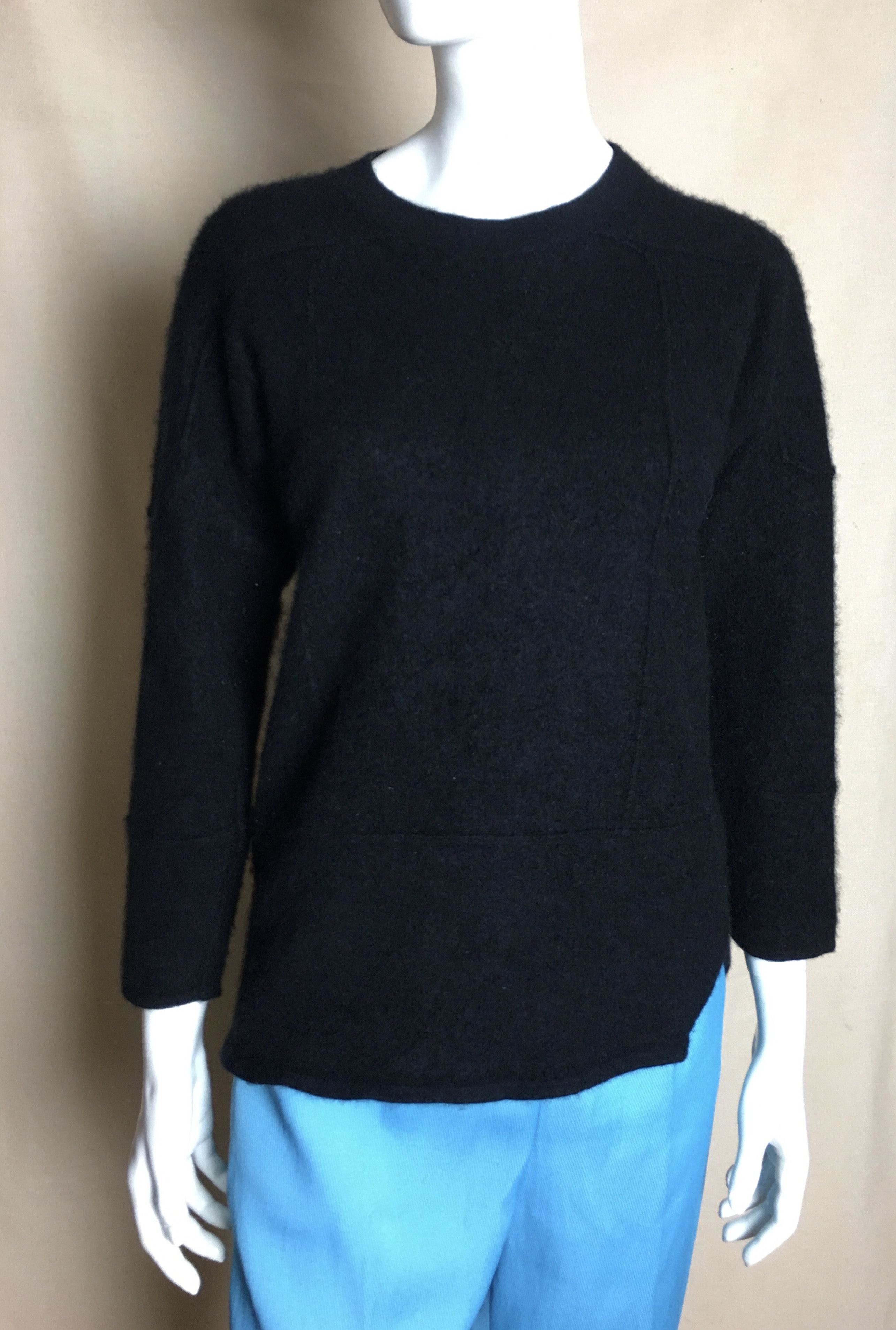 Helmut Lang Helmut Lang Cashmere Black Embroidered Sweater Size XS Size XS / US 0-2 / IT 36-38 - 6 Thumbnail