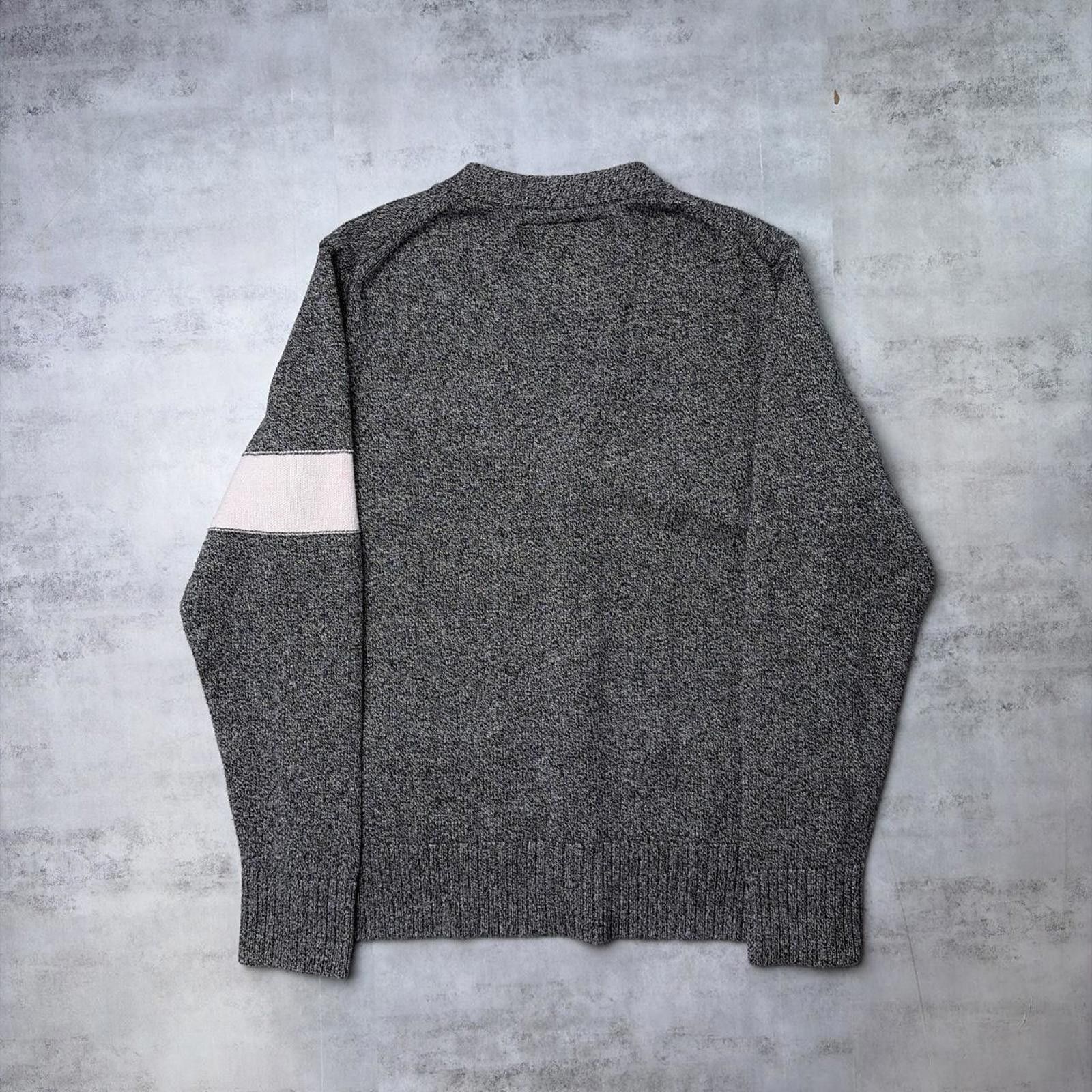 American Eagle Outfitters Y2K Grey American Eagle Grunge Skater Knit Cardigan Size US L / EU 52-54 / 3 - 6 Thumbnail