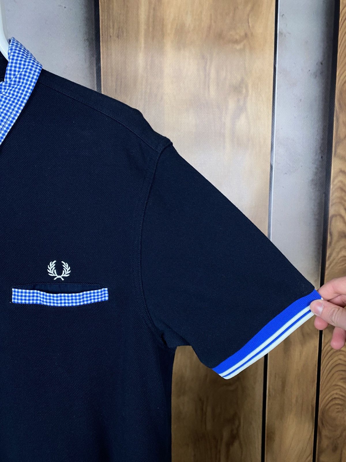 Fred Perry 🍃Polo T-Shirt Fred Perry Checkered Nylon Tee🍃 Size US L / EU 52-54 / 3 - 5 Thumbnail