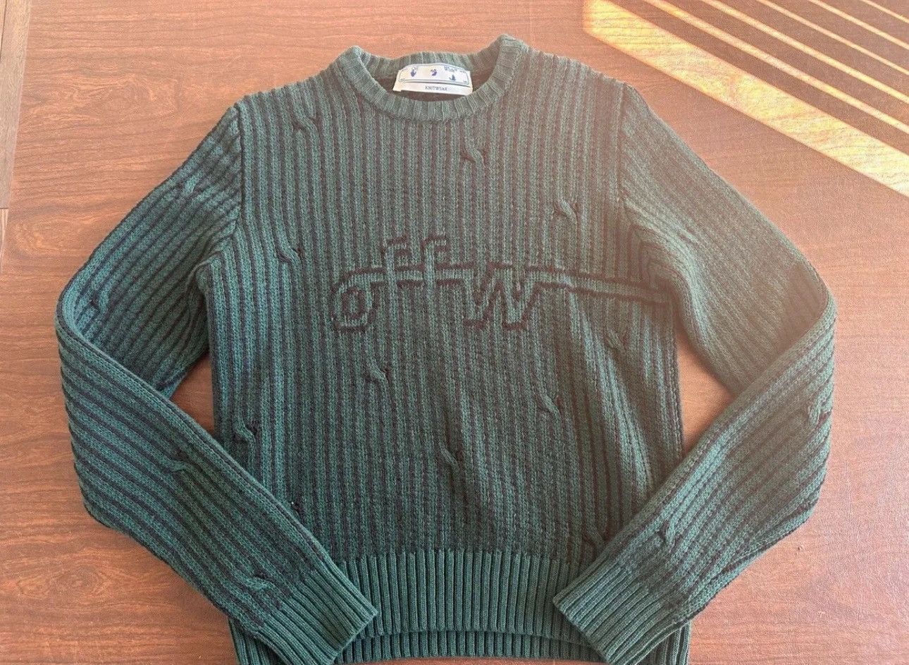 image of Off White Knitwear Men’S in Black, Men's (Size Medium)