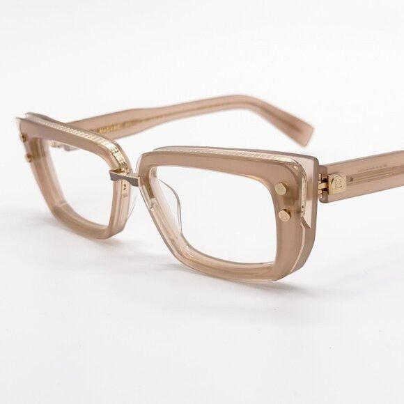 Balmain NEW BALMAIN EYEGLASSES BPX-134C CAT EYE NUDE WOMEN EYEWEAR Size ONE SIZE - 7 Thumbnail