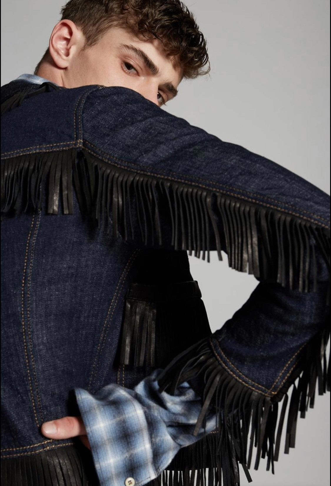 Dsquared2 Dsquared2 Fringe Denim Jacket Size US S / EU 44-46 / 1 - 2 Thumbnail