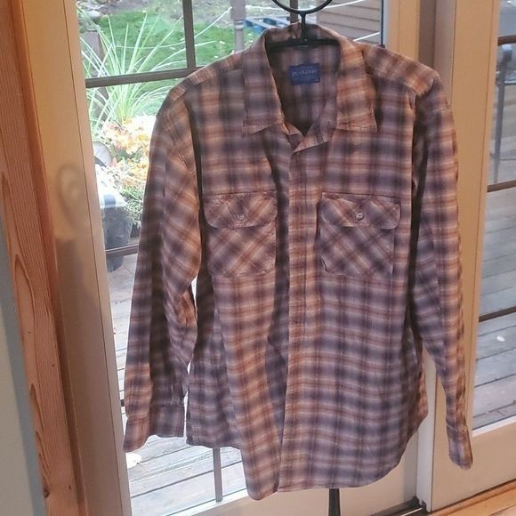 Pendleton Pendleton Hiker Handsome Brown Plaid with Pockets Sz. XL Shi Size US XL / EU 56 / 4 - 1 Thumbnail
