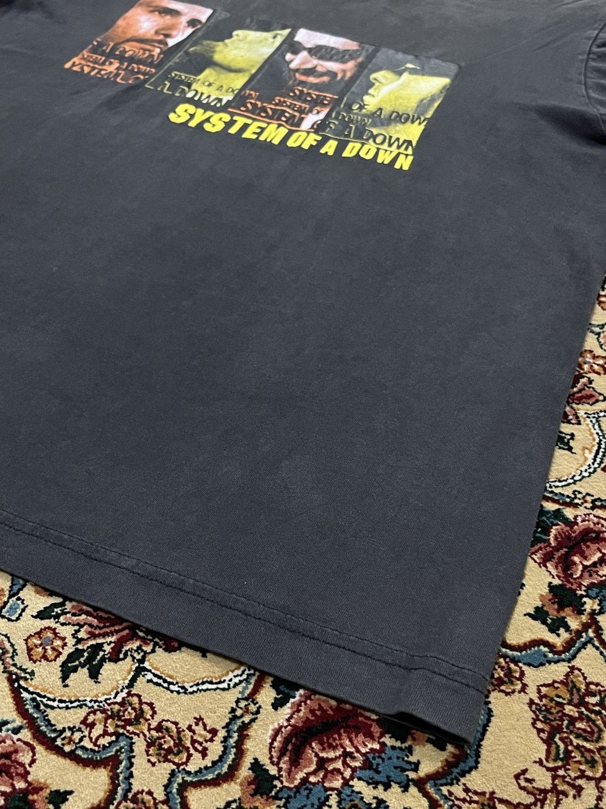 Band Tees Vintage System Of A Down Band Lineup Sunfaded T-Shirt Size US M / EU 48-50 / 2 - 6 Thumbnail
