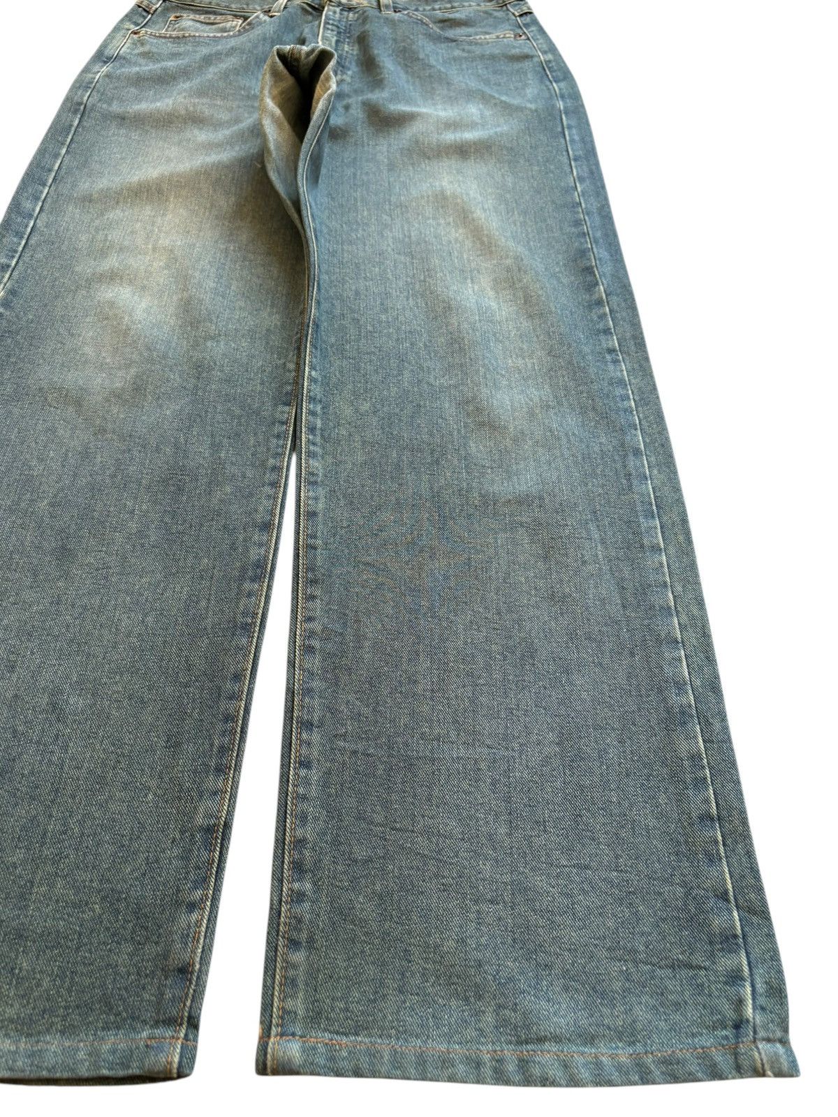 Japanese Brand Vintage Japanese Brand Rusty Mud Wash Loose Baggy Jeans Size US 34 / EU 50 - 7 Thumbnail