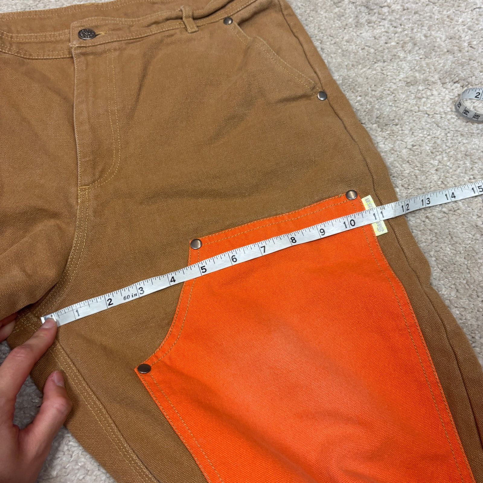 Other Supervsn Studios Double Knee Work Pants Men's Small (32x29) Size US 32 / EU 48 - 7 Thumbnail