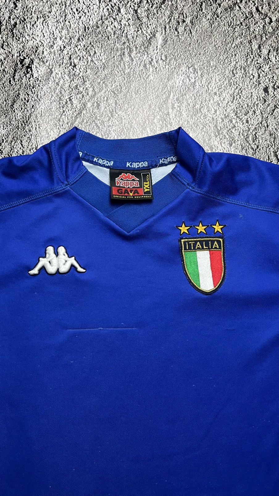 Kappa 1998-1999 Italy national football team kappa youth XL jersey Size US XXS / EU 40 - 3 Thumbnail