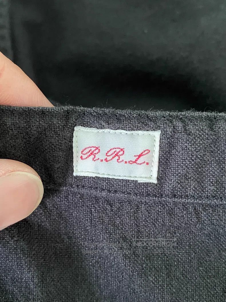 RRL Ralph Lauren RRL Ralph Lauren Oxford Shirt Charcoal Size US S / EU 44-46 / 1 - 5 Thumbnail