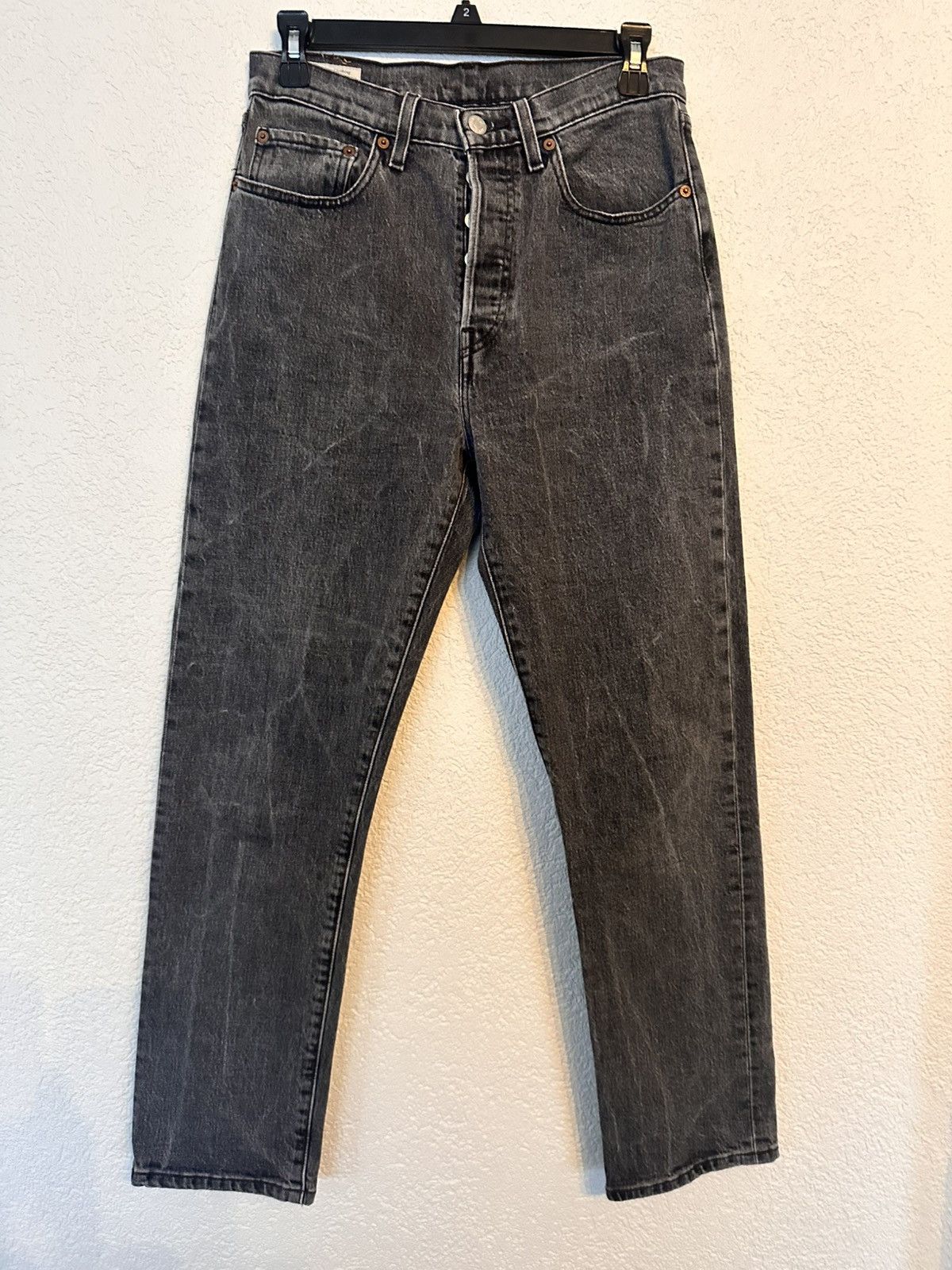 Levi's Levi’s 501 Premium – Grey Wash – W27 L28 – Women’s Size 27" / US 4 / IT 40 - 1 Thumbnail