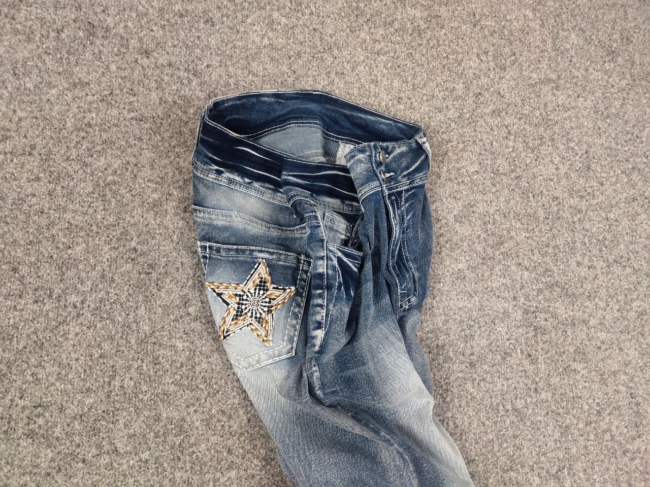 Hysteric Glamour Vintage Japan hysteric glamour Style Star Logo Flared Jeans Size 32" / US 10 / IT 46 - 4 Thumbnail