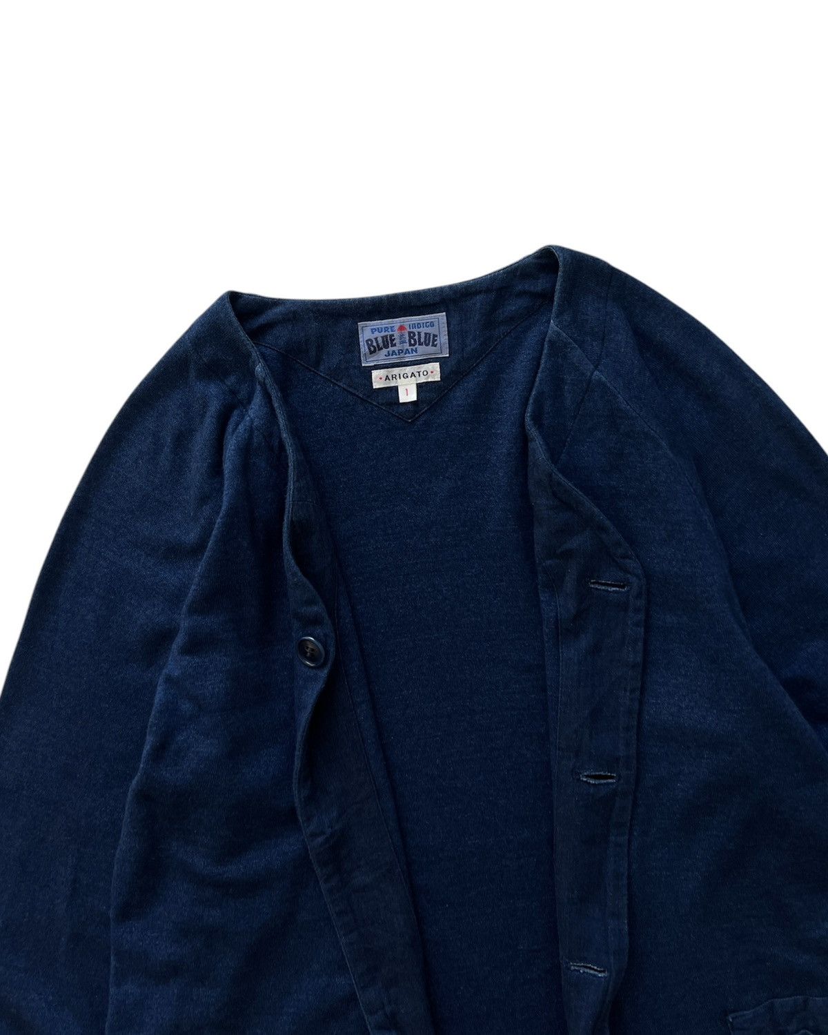 Blue Blue Japan × Indigo BLUE BLUE INDIGO CARDIGAN SHIRT🇯🇵 Size US S / EU 44-46 / 1 - 2 Thumbnail
