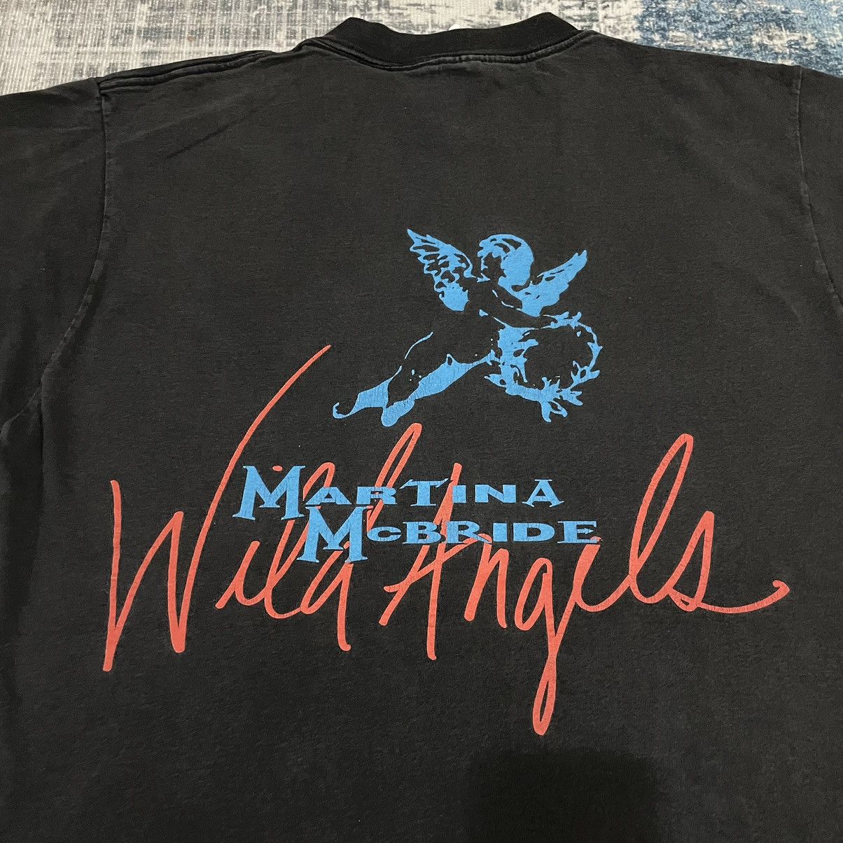 Vintage Vintage Martina McBride “Wild Angels” 1996 Blues World Tour Size US L / EU 52-54 / 3 - 9 Thumbnail