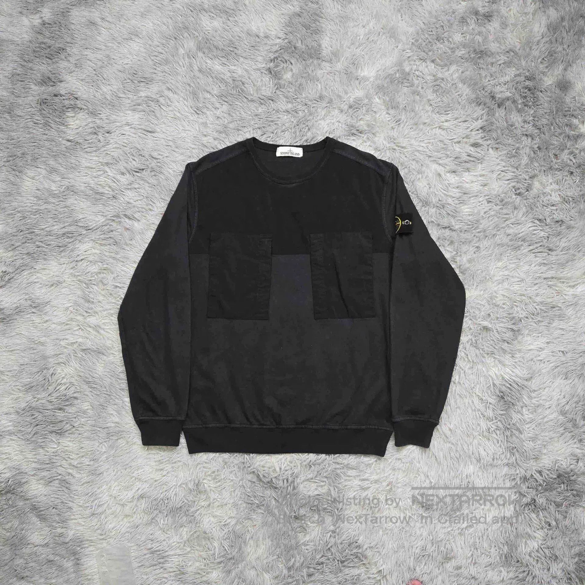 Stone Island stone island black functional sweatshirt with pockets. Size US L / EU 52-54 / 3 - 1 Thumbnail