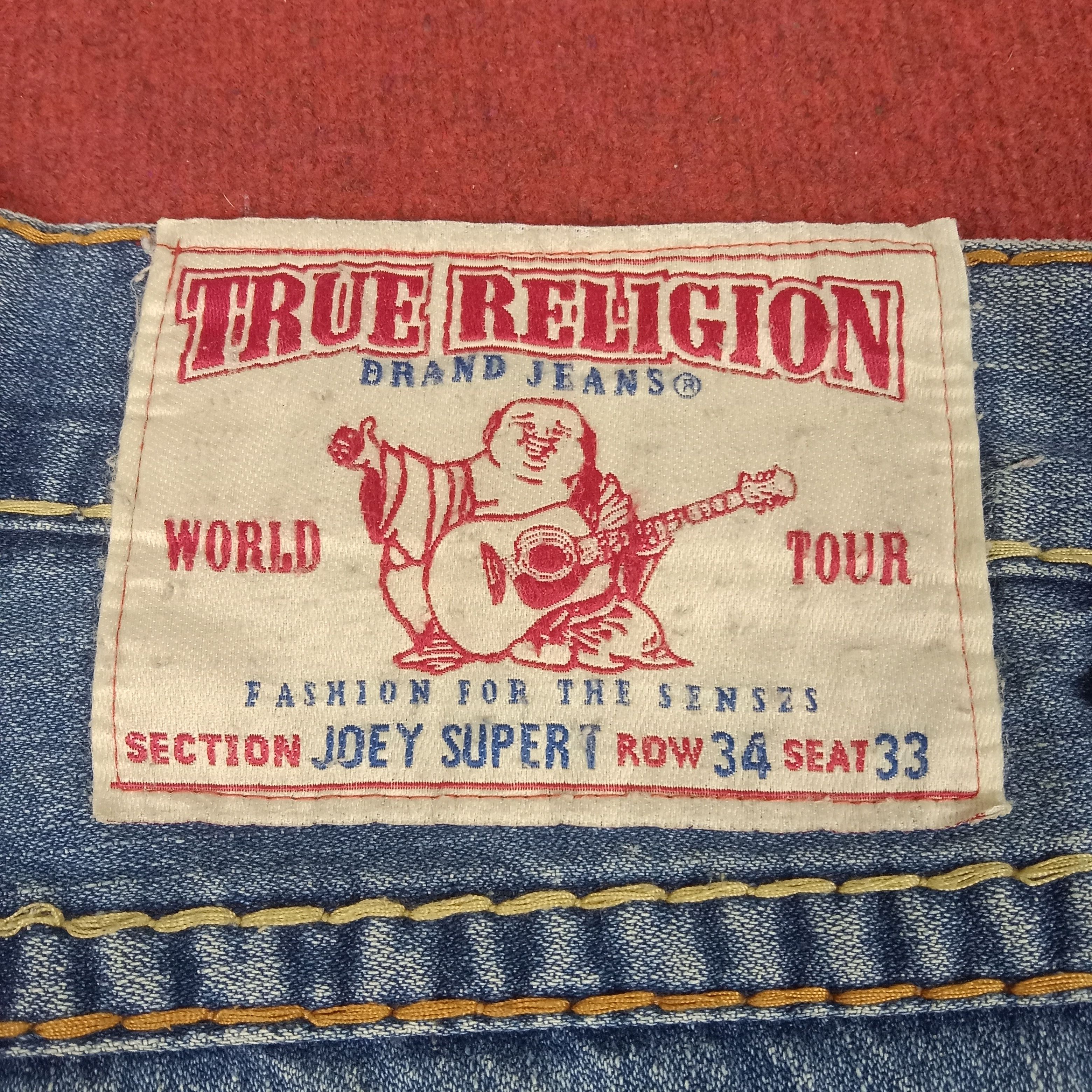 Vintage True Religion Jeans Streetwear Fashion Style Size US 34 / EU 50 - 15 Thumbnail