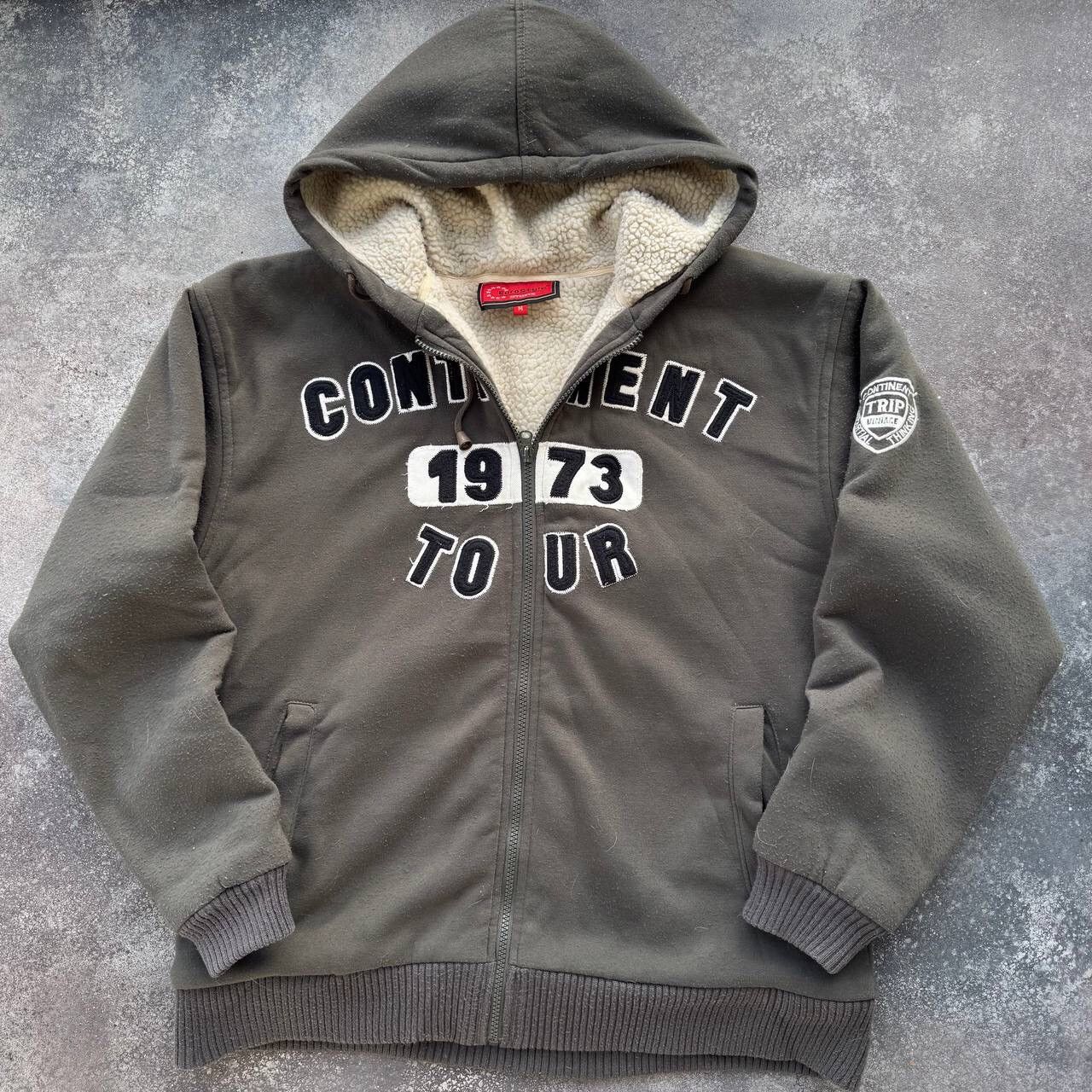 Y2K Vintage Avan-Garde Faux Fur Unisex Zip Hoodie