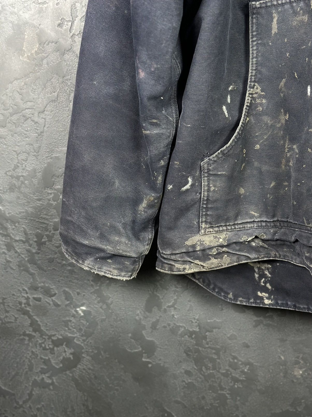 Carhartt × Vintage Vintage 90s Blue Faded Carhartt Detroit Jacket Size US L / EU 52-54 / 3 - 6 Thumbnail