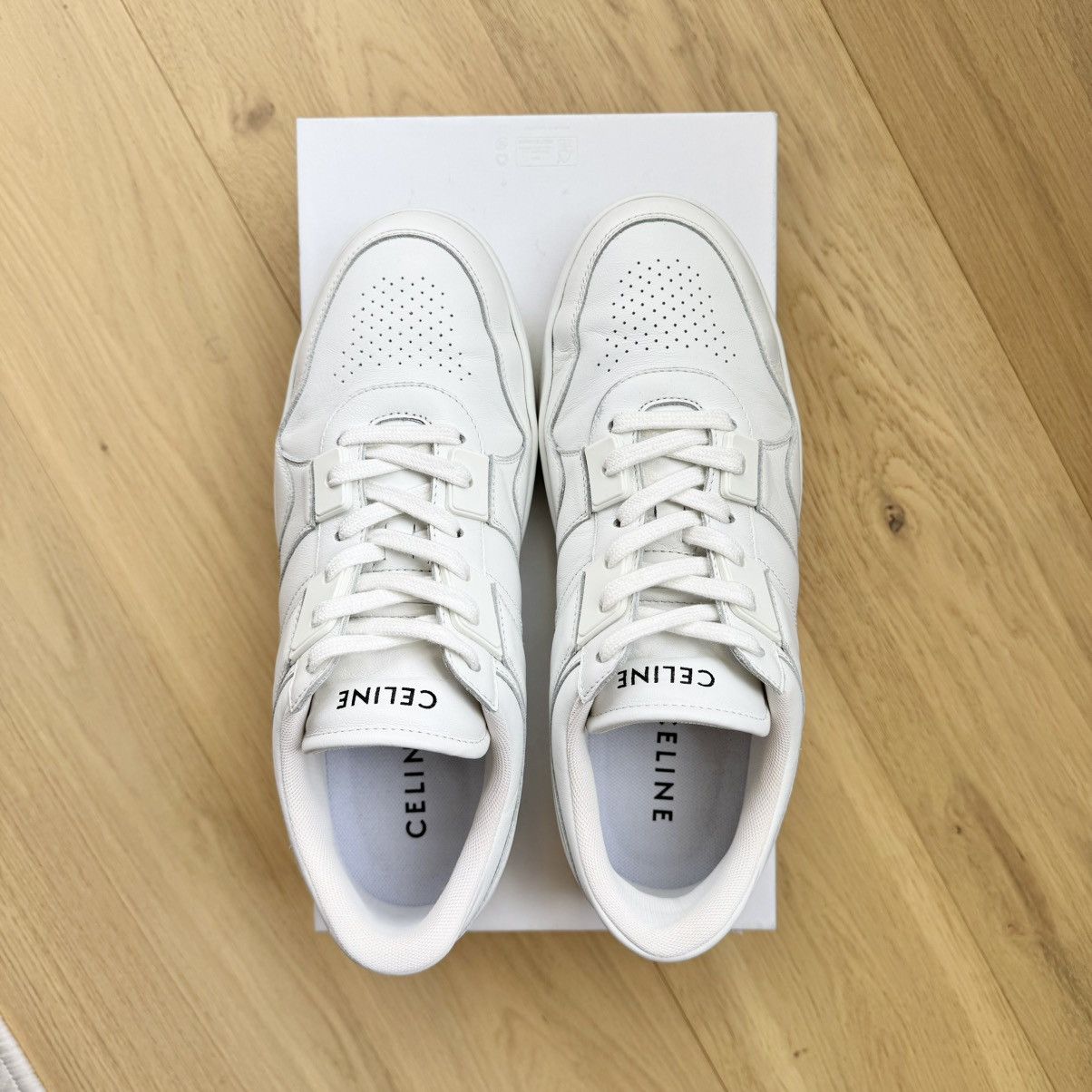 Celine Celine Low Top Calfskin Trainer Size US 9 / EU 42 - 1 Thumbnail