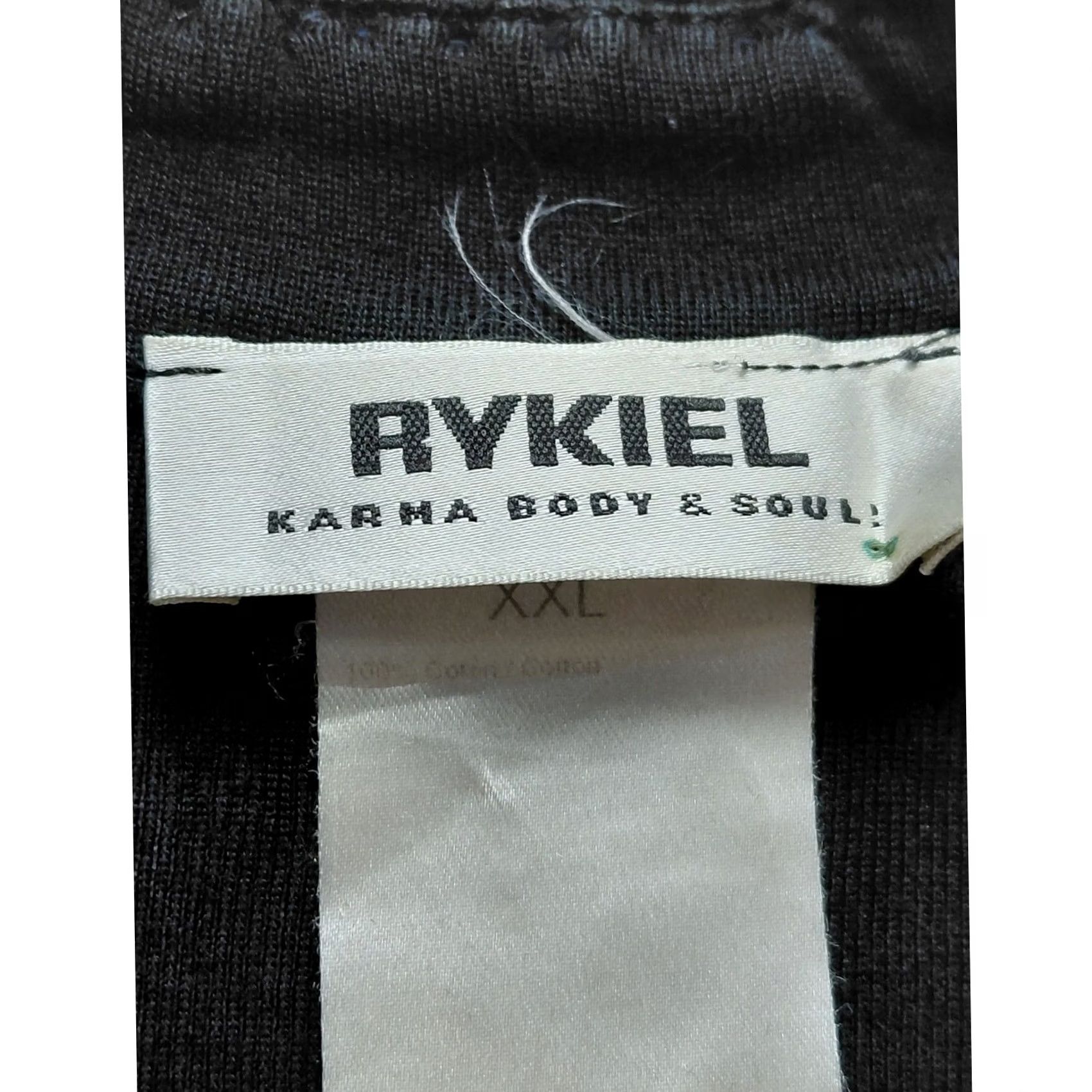 Vintage RYKIEL Black Button-Up Blouse Solid Long Sleeve, 2XL Size XXL / US 16-18 / IT 52-54 - 6 Thumbnail