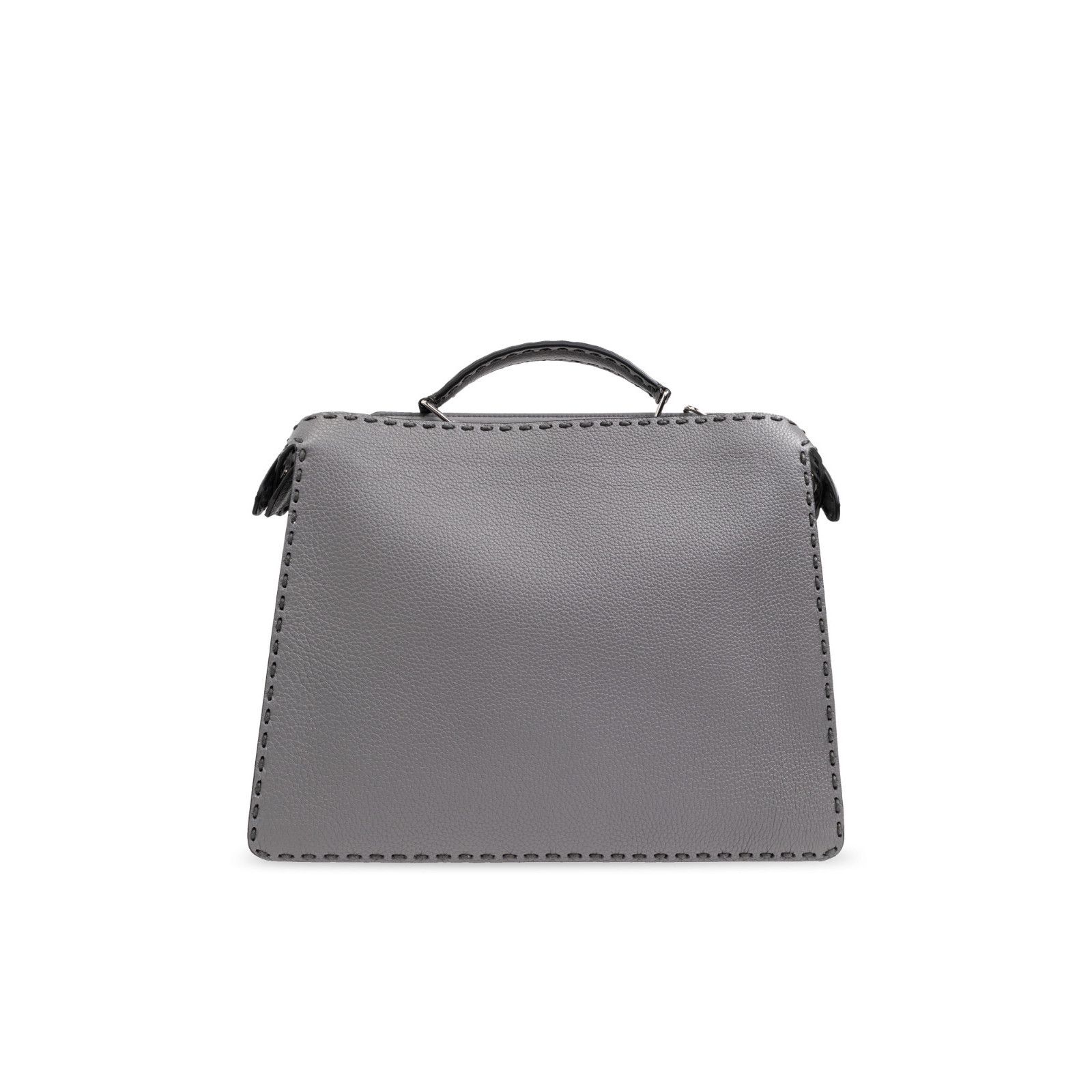 Fendi FENDI Peekaboo ISeeU Gray Top Handle Bag New & Authentic Size ONE SIZE - 2 Thumbnail