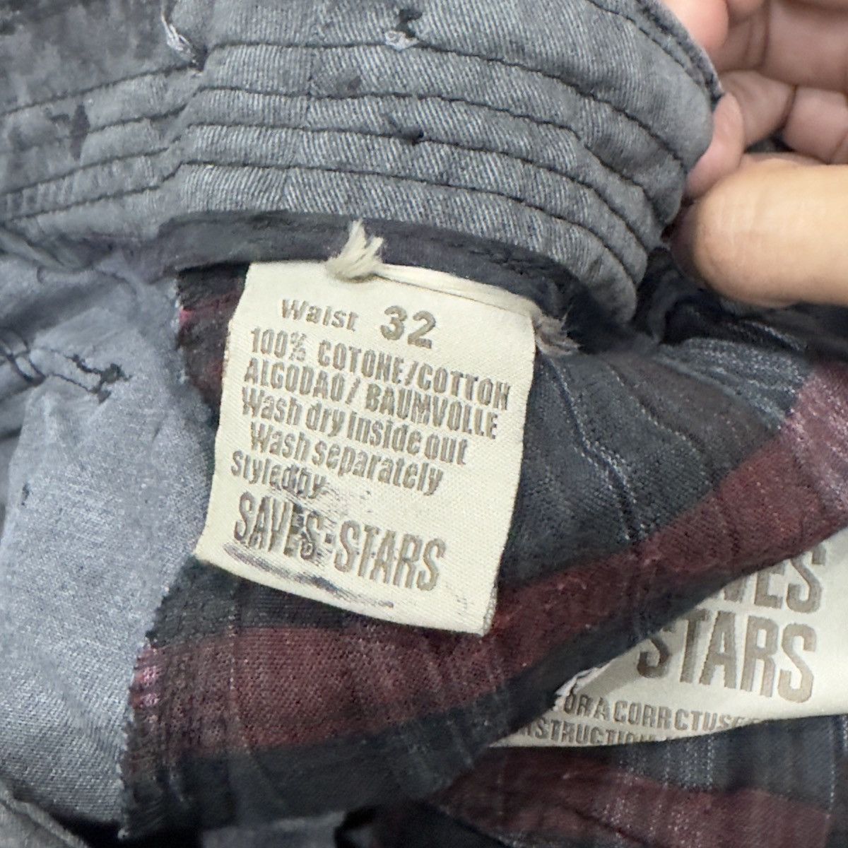 Other × Vintage vintage japanese brand save stars camouflage cargo pants Size US 32 / EU 48 - 7 Thumbnail