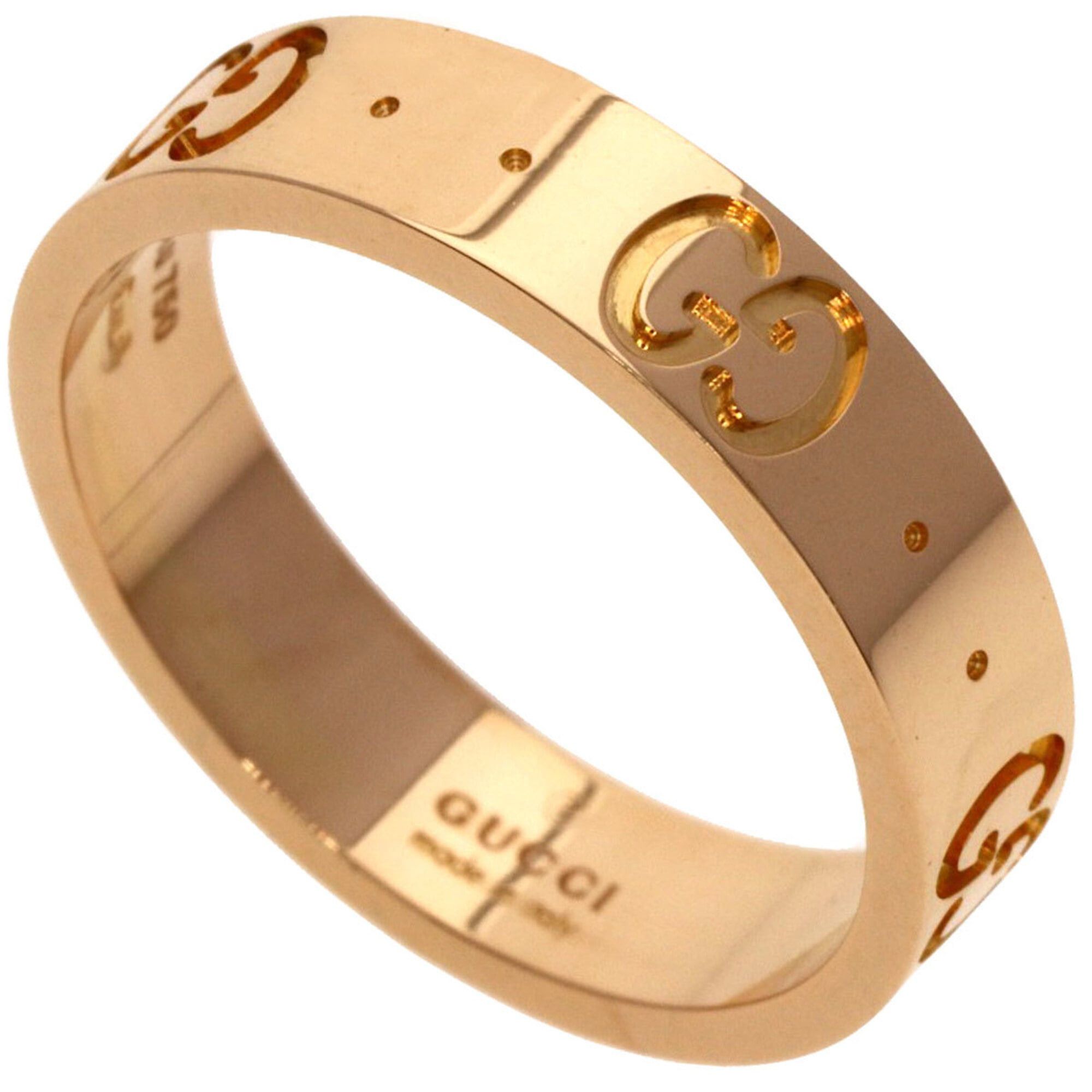 Gucci Gucci Icon #8 Ring, 18K Pink Gold, Women's GUCCI Size ONE SIZE - 1 Thumbnail