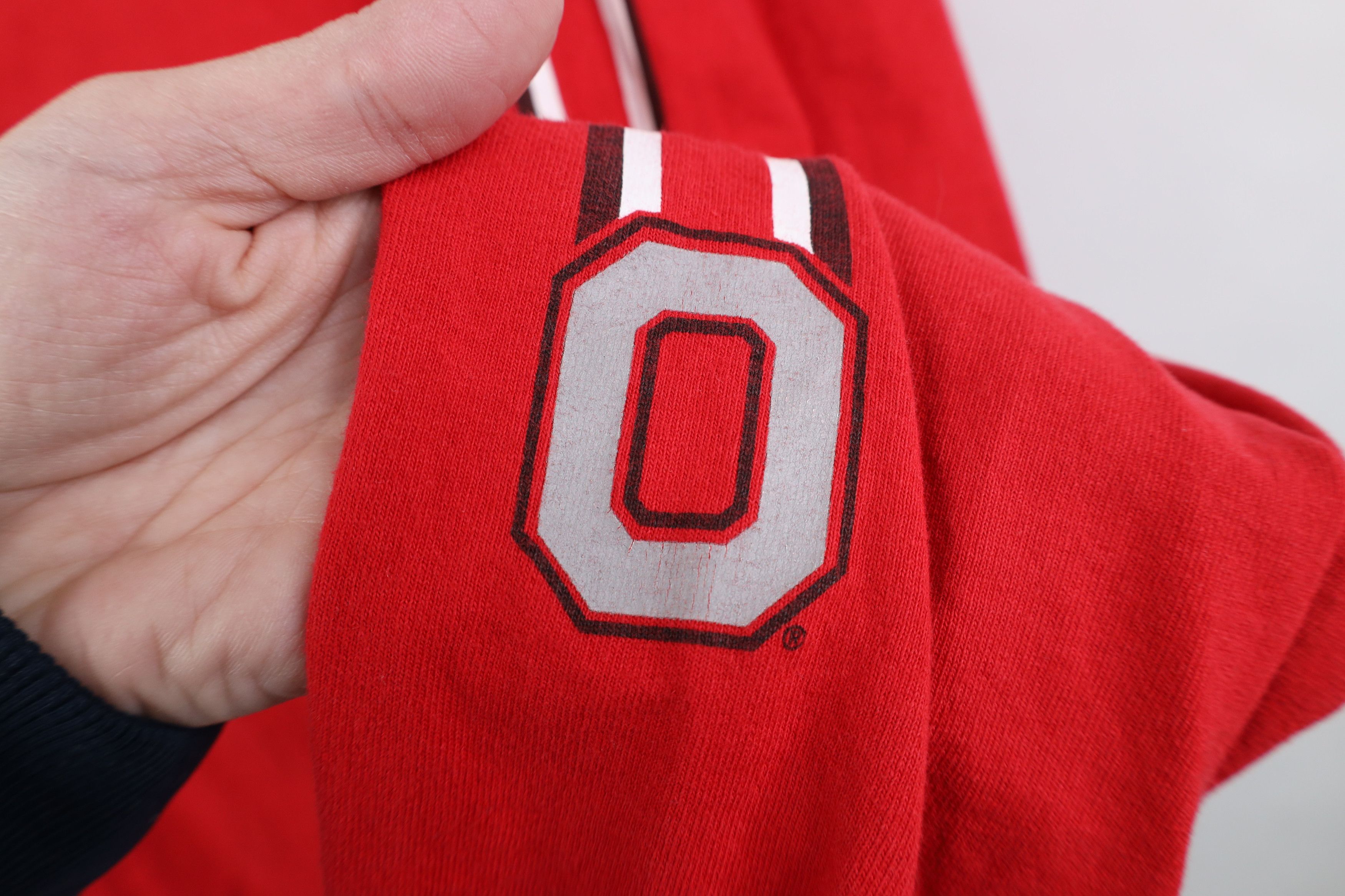 Nike Vintage Nike Swoosh Ohio State University Football T-Shirt Size US L / EU 52-54 / 3 - 9 Thumbnail