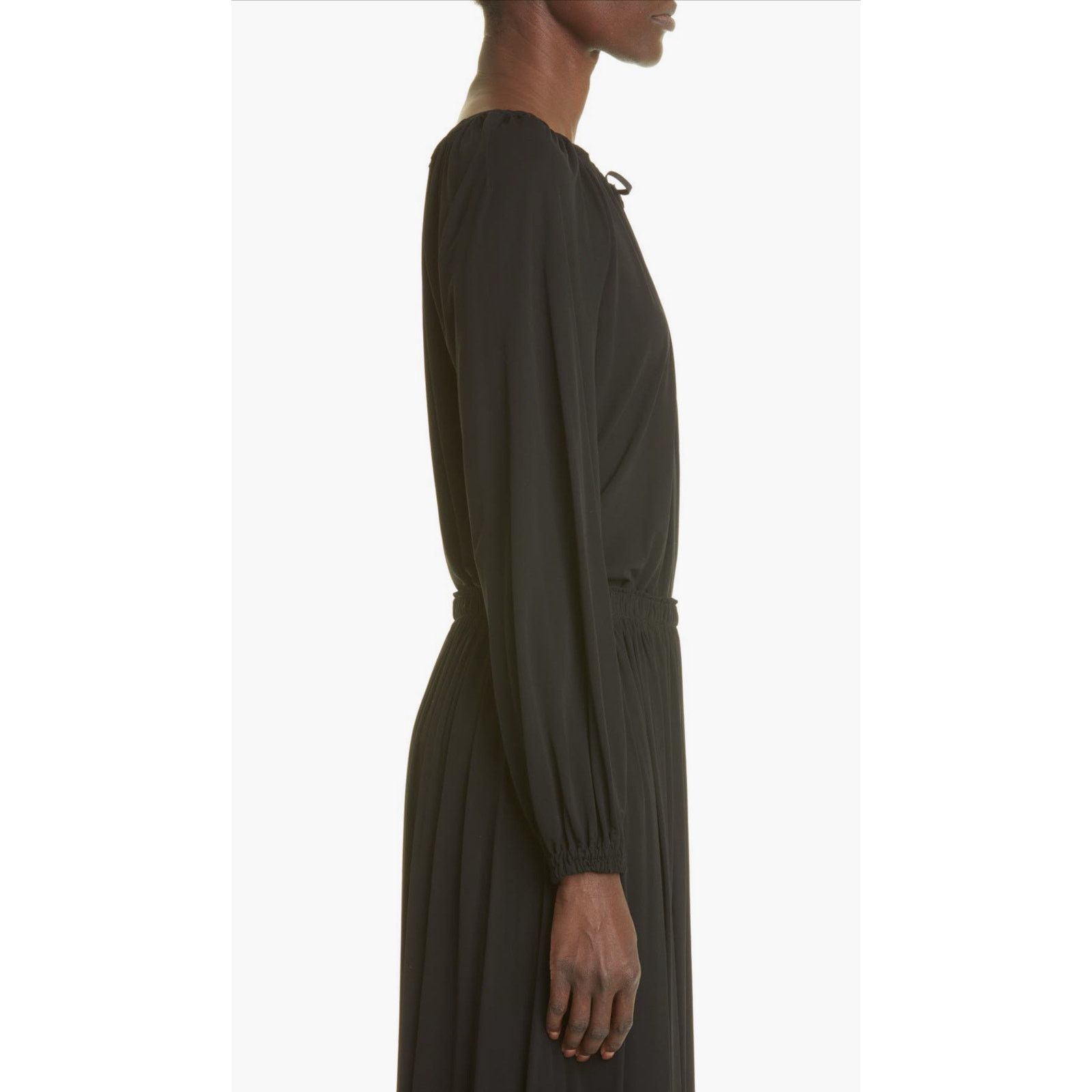 Loro Piana $1600 Value Loro Piana Clio Crepe Jersey Blouse Size XL / US 12-14 / IT 48-50 - 11 Thumbnail