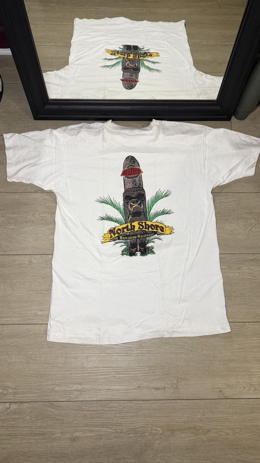 Billabong Vintage / Y2K 1990s North Shore Hawaiian Headwear Tiki Shirt Size US XL / EU 56 / 4 - 1 Thumbnail