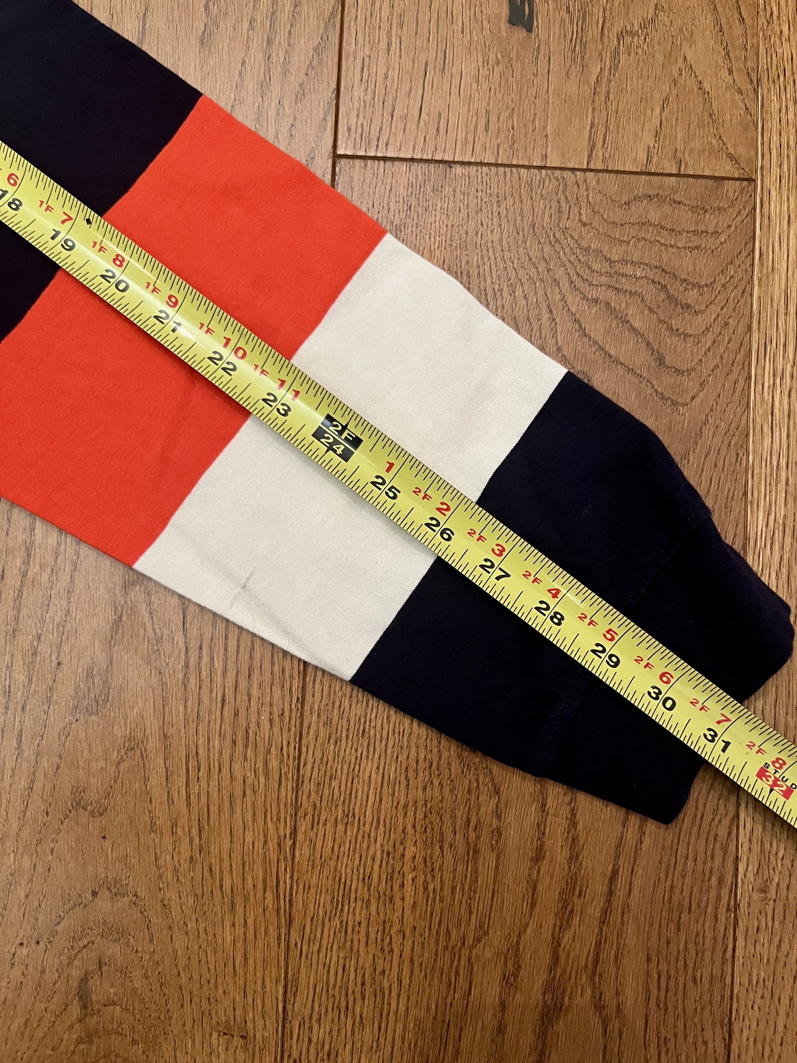 Vintage Official Bay FC Heritage Rugby Shirt Navy/Poppy Red/White XL Size US XL / EU 56 / 4 - 6 Thumbnail